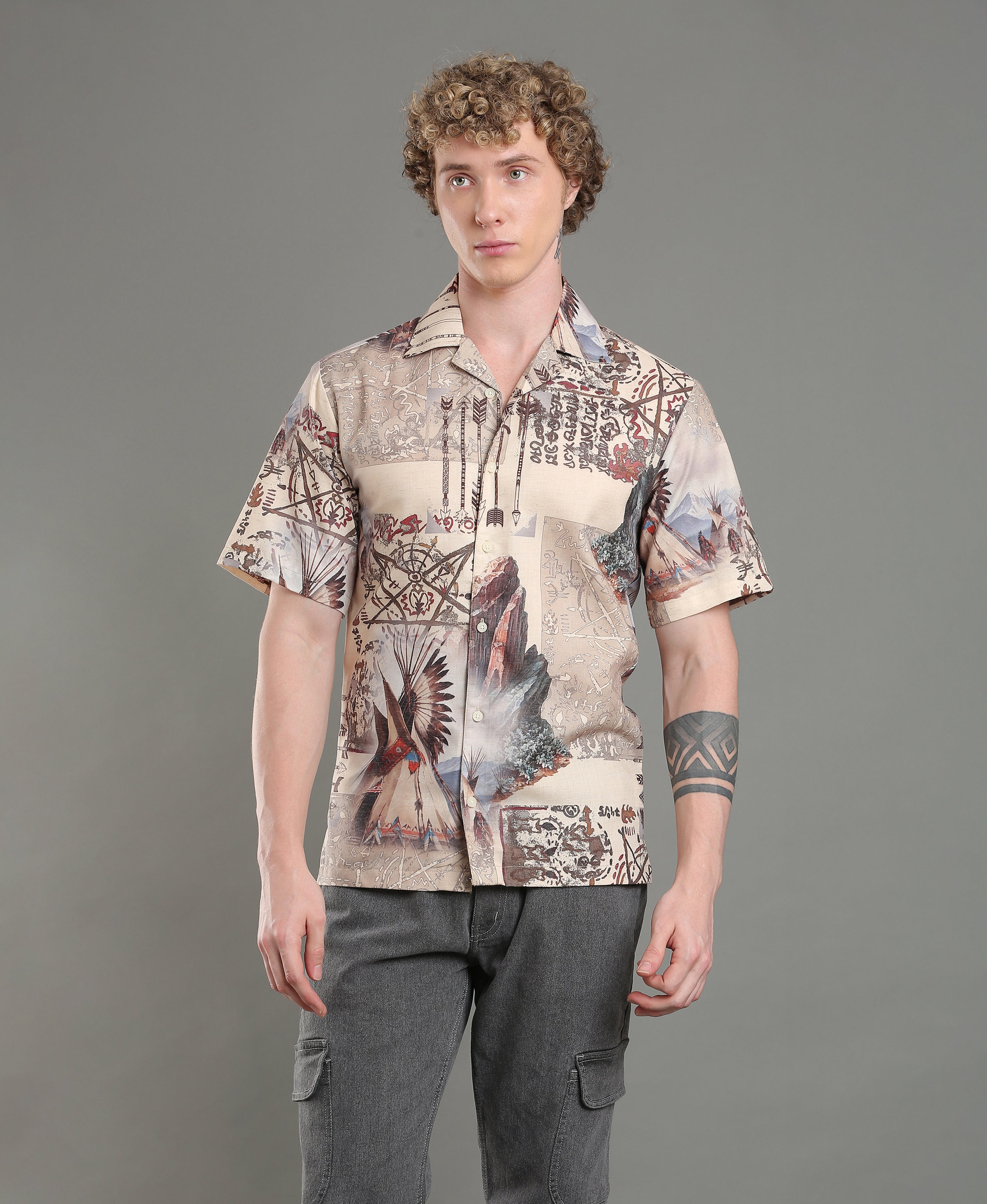 Tropic Weave Cuban Shirt