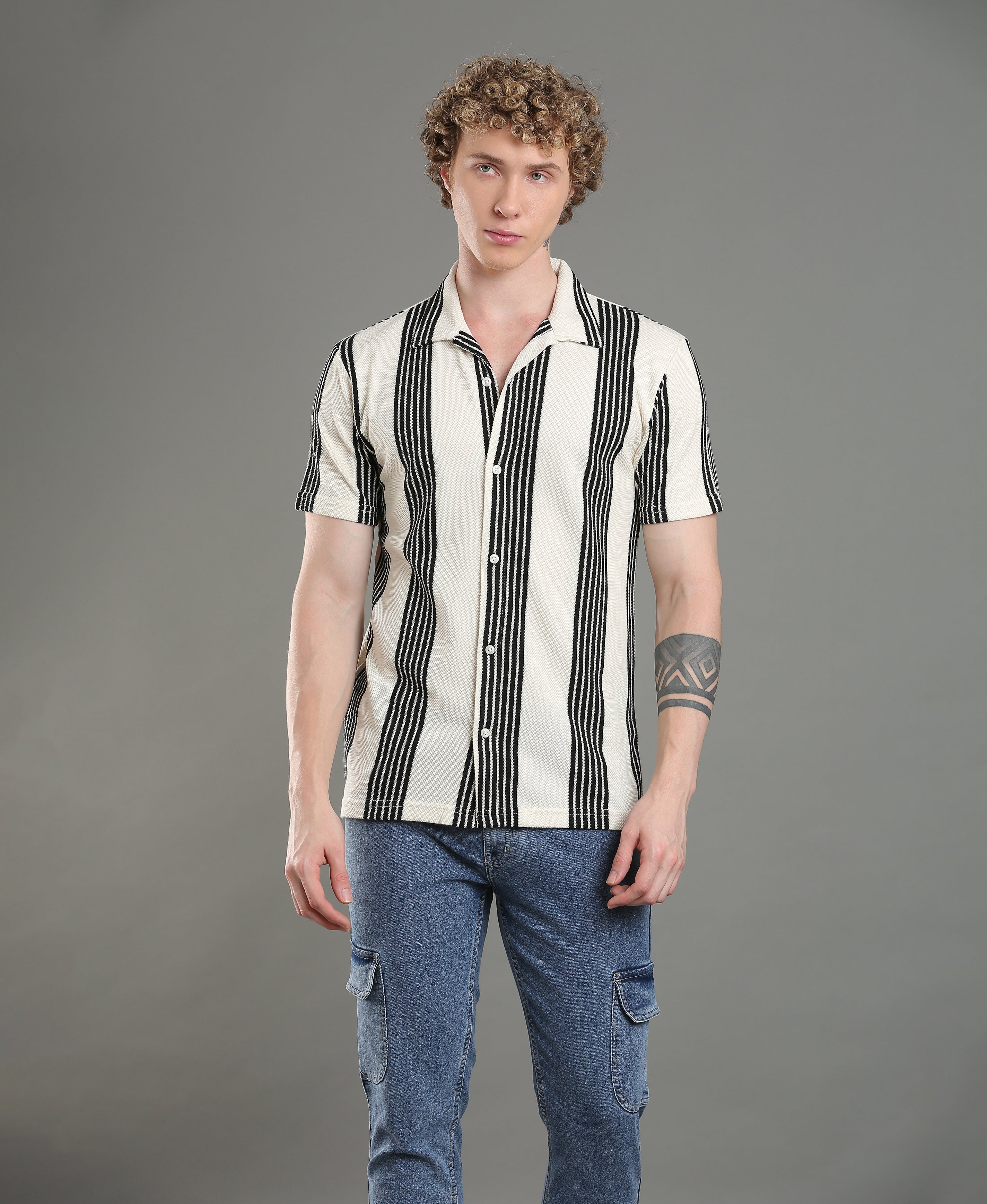 Midnight Stripe Regular Shirt
