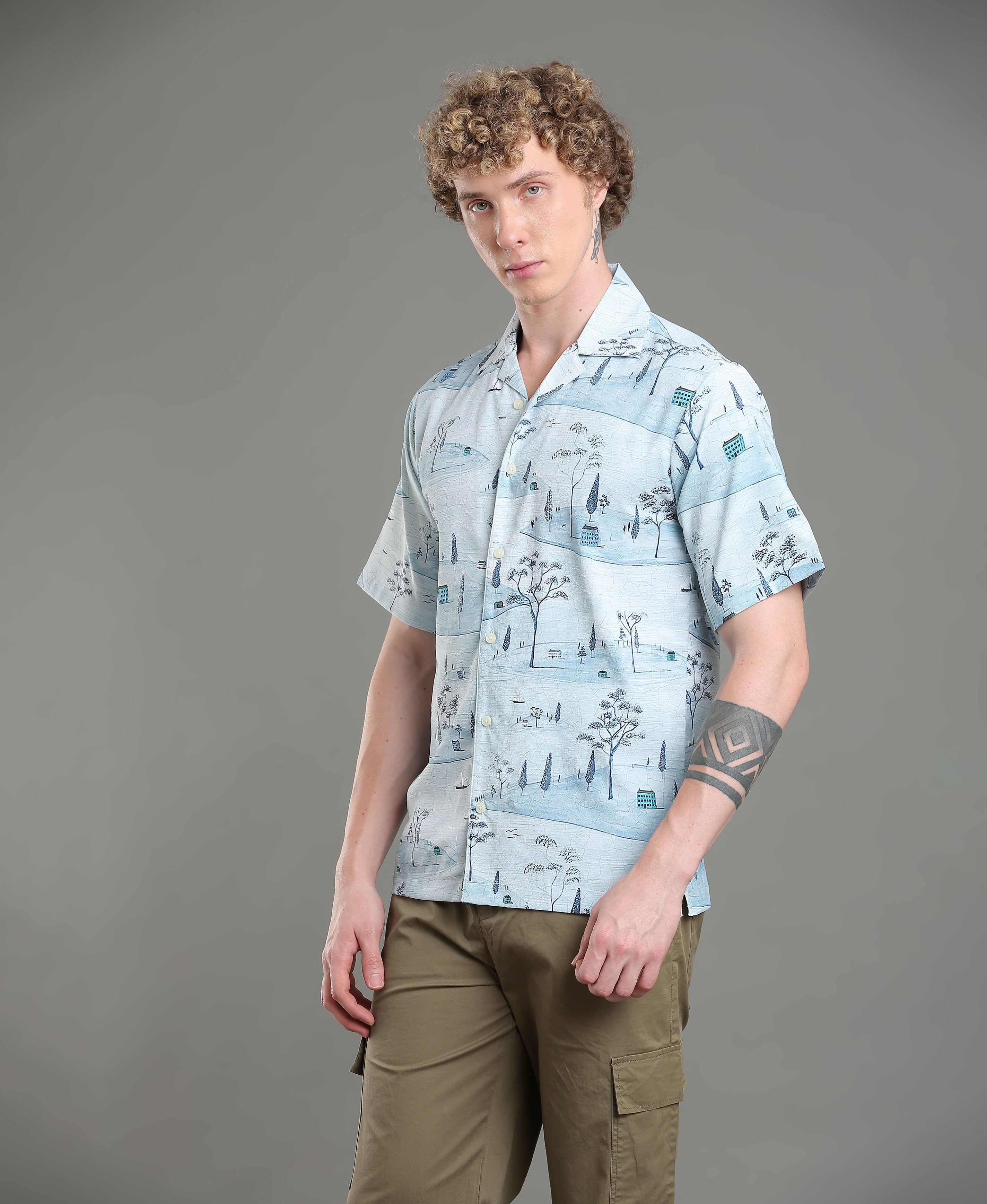 Heritage Weave Cuban Shirt