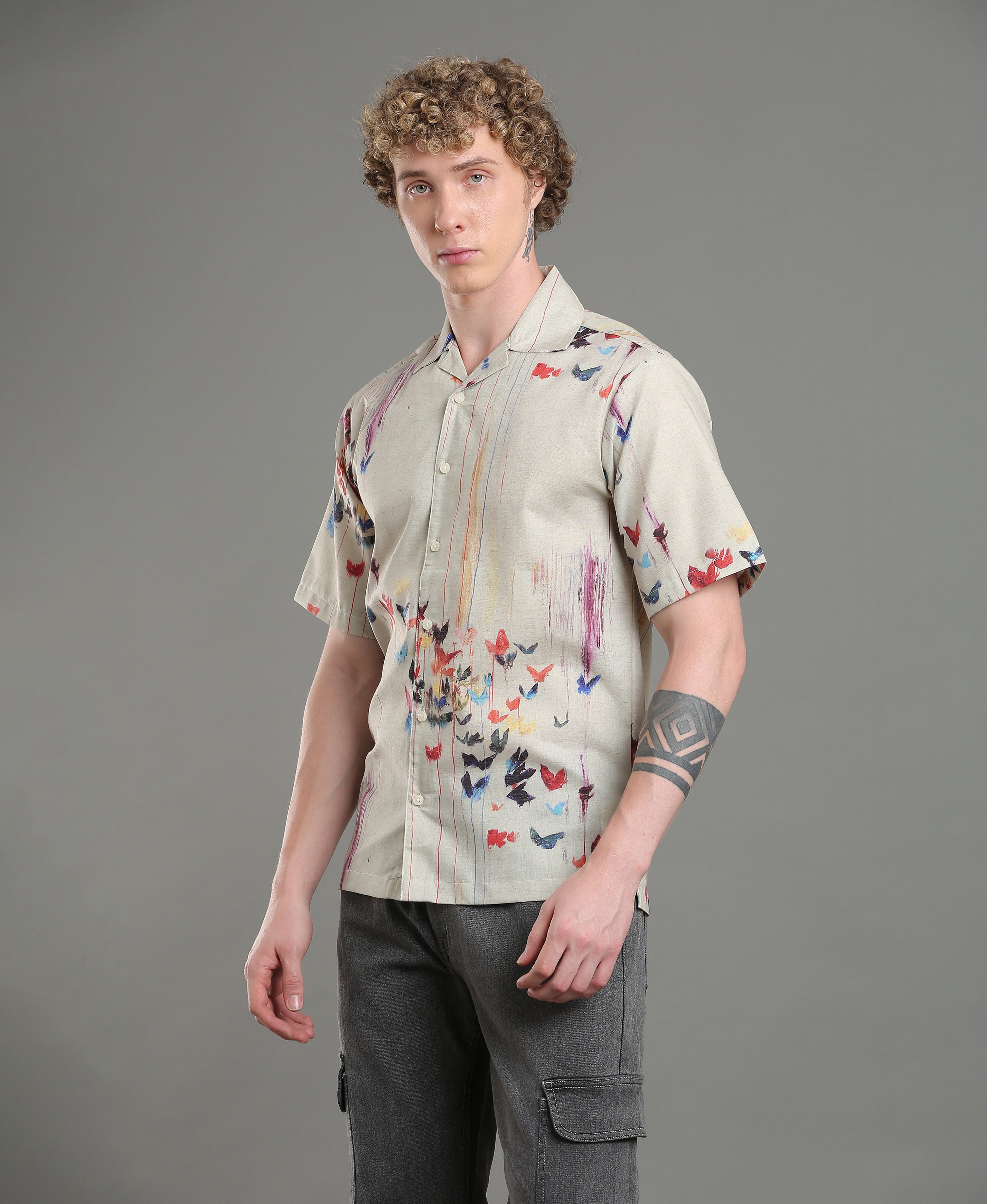 Palm Bay Multi-Color Linen Shirt