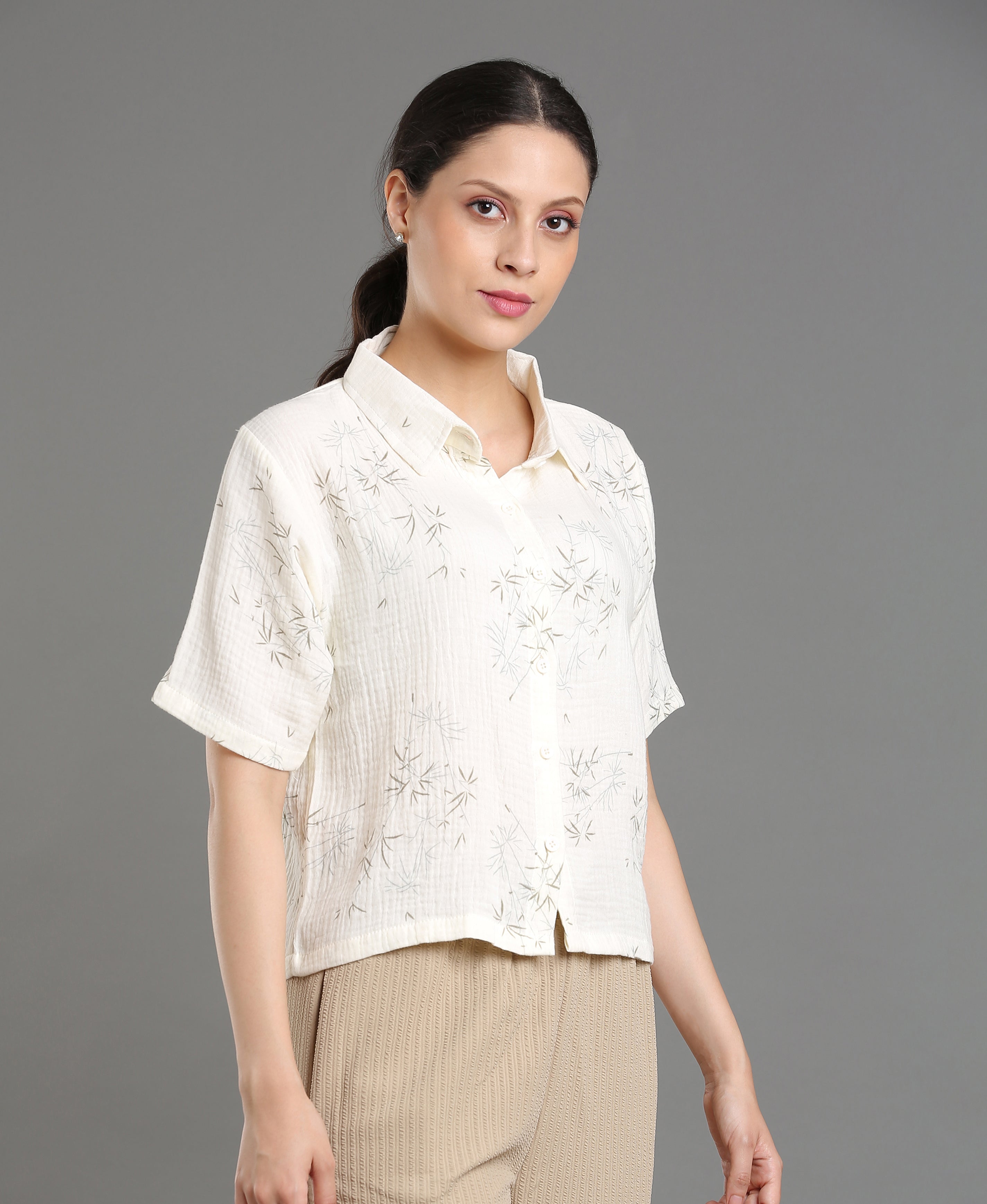 Pista Double Cloth Top