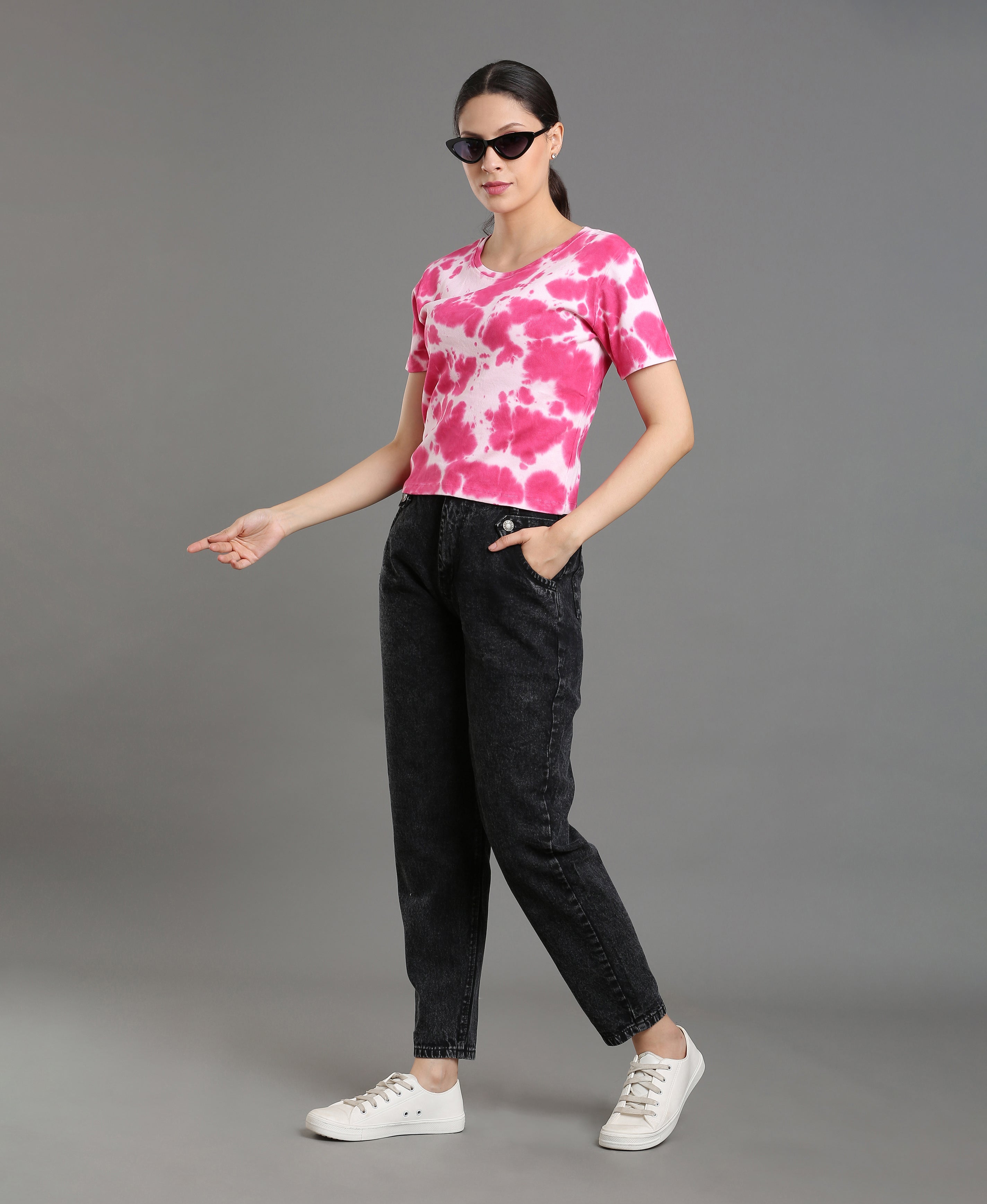 Blush Rib Knit Tee