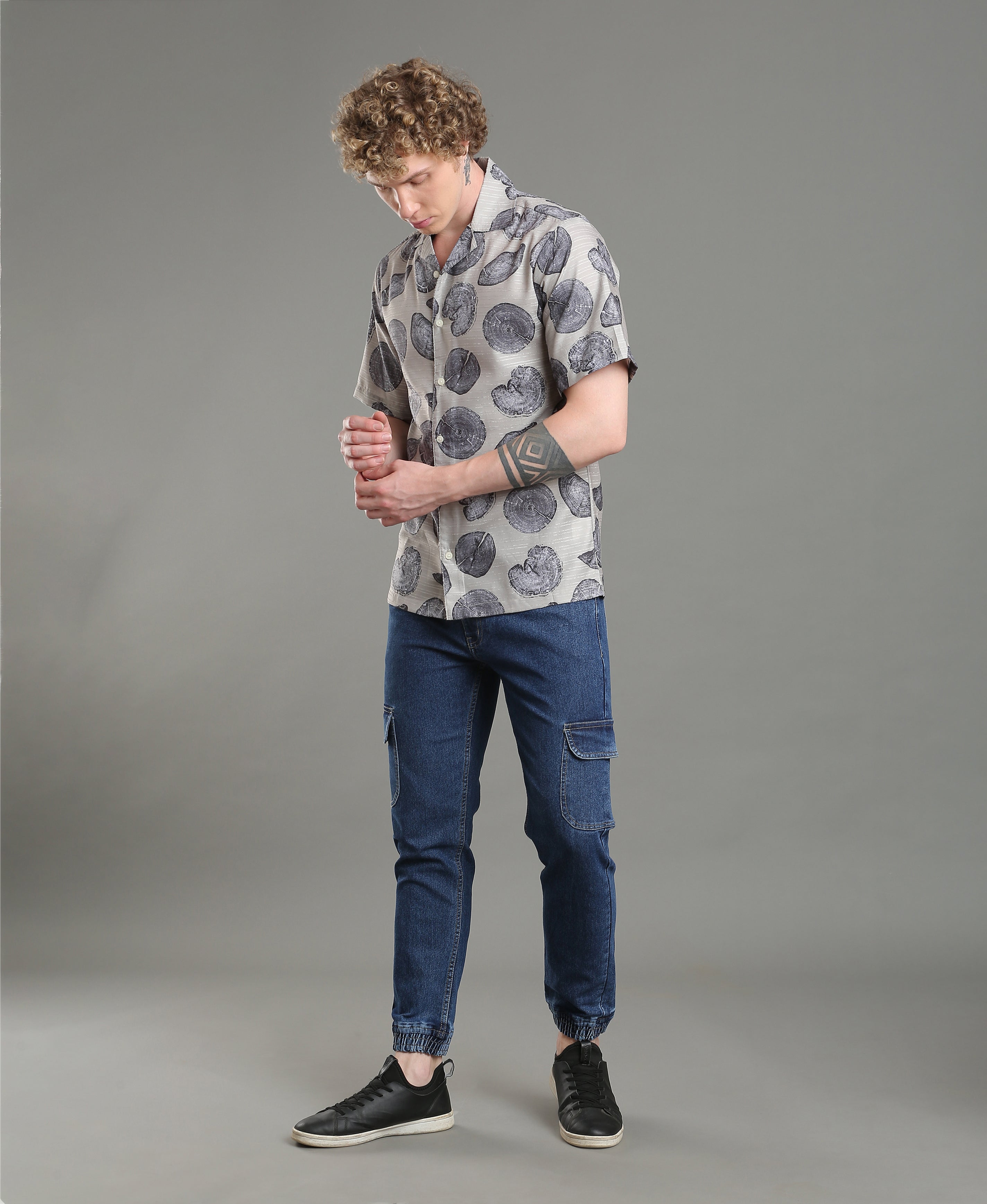 Midnight Drift Denim Jogger