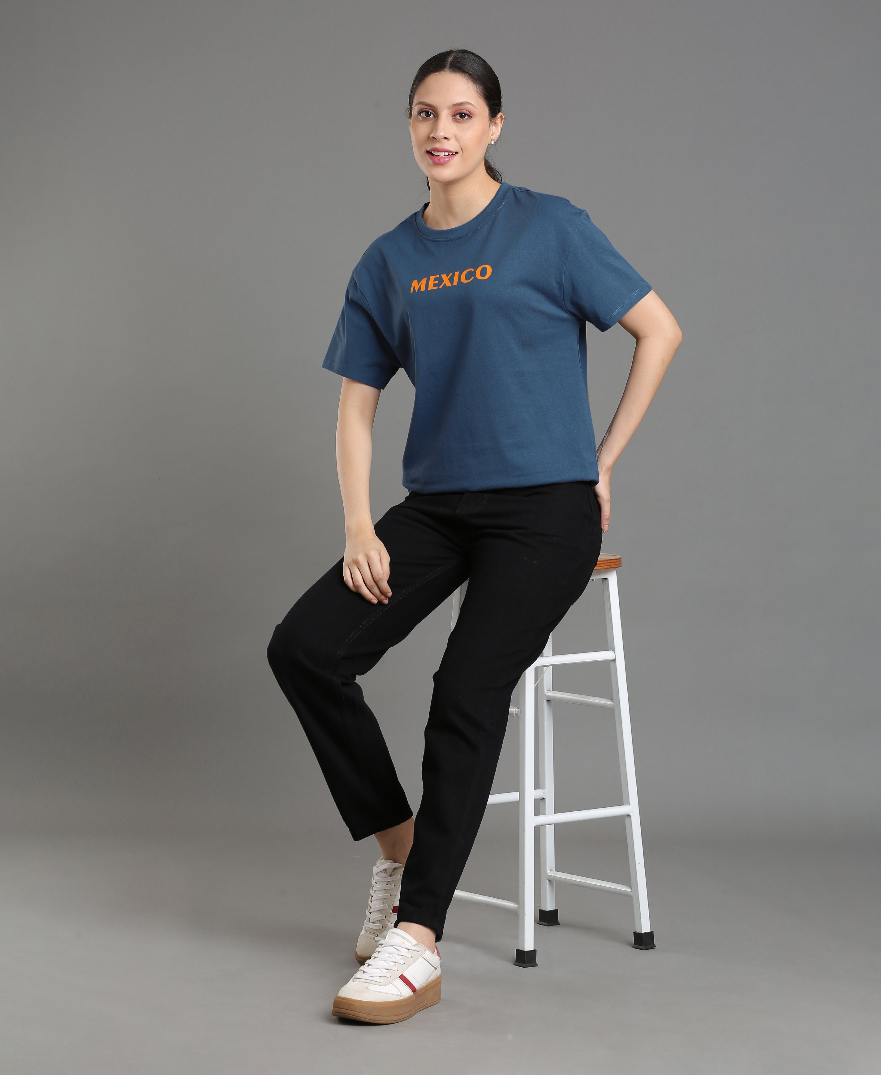Navy Cotton Tee