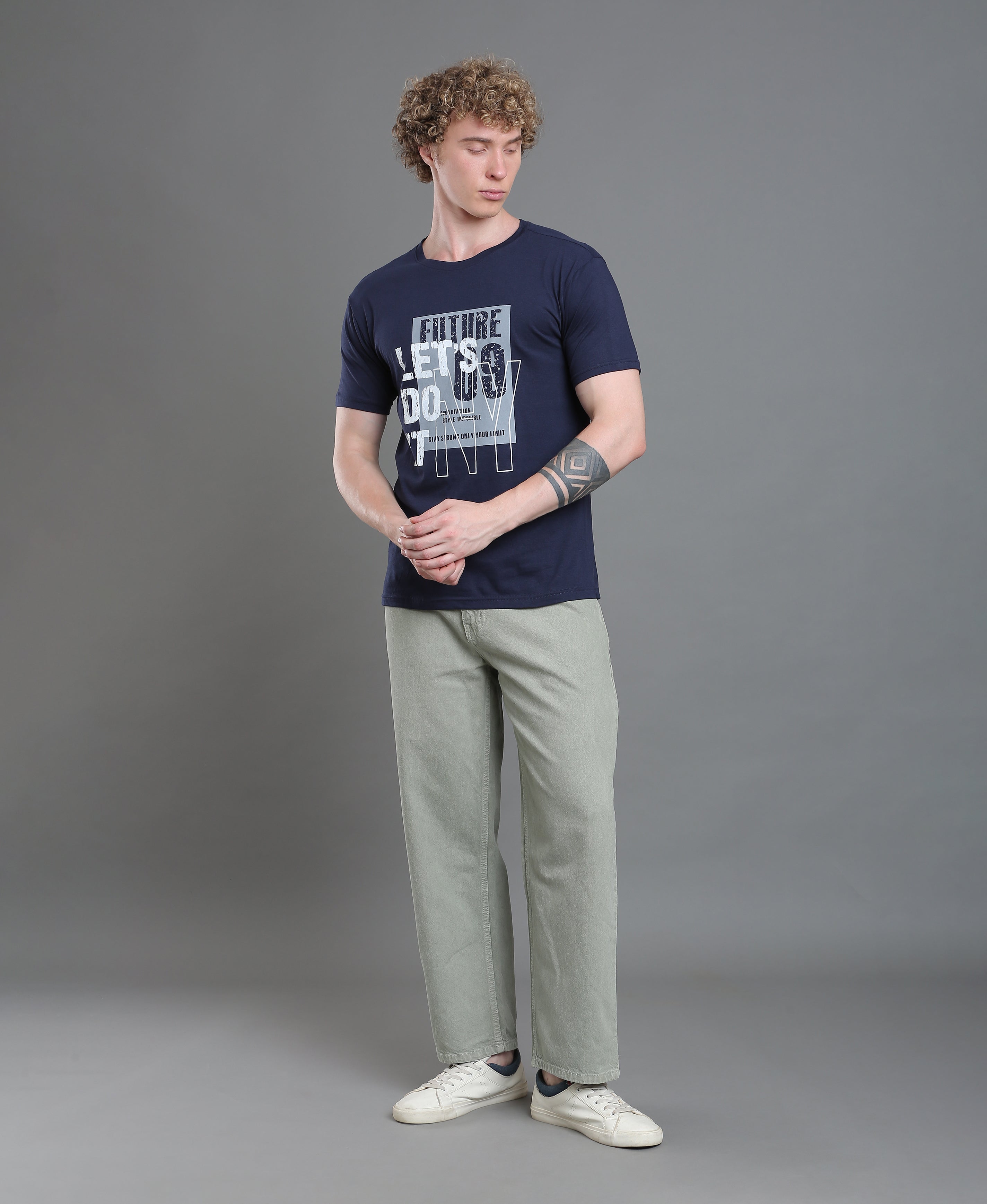 Midnight Crest Print Tee