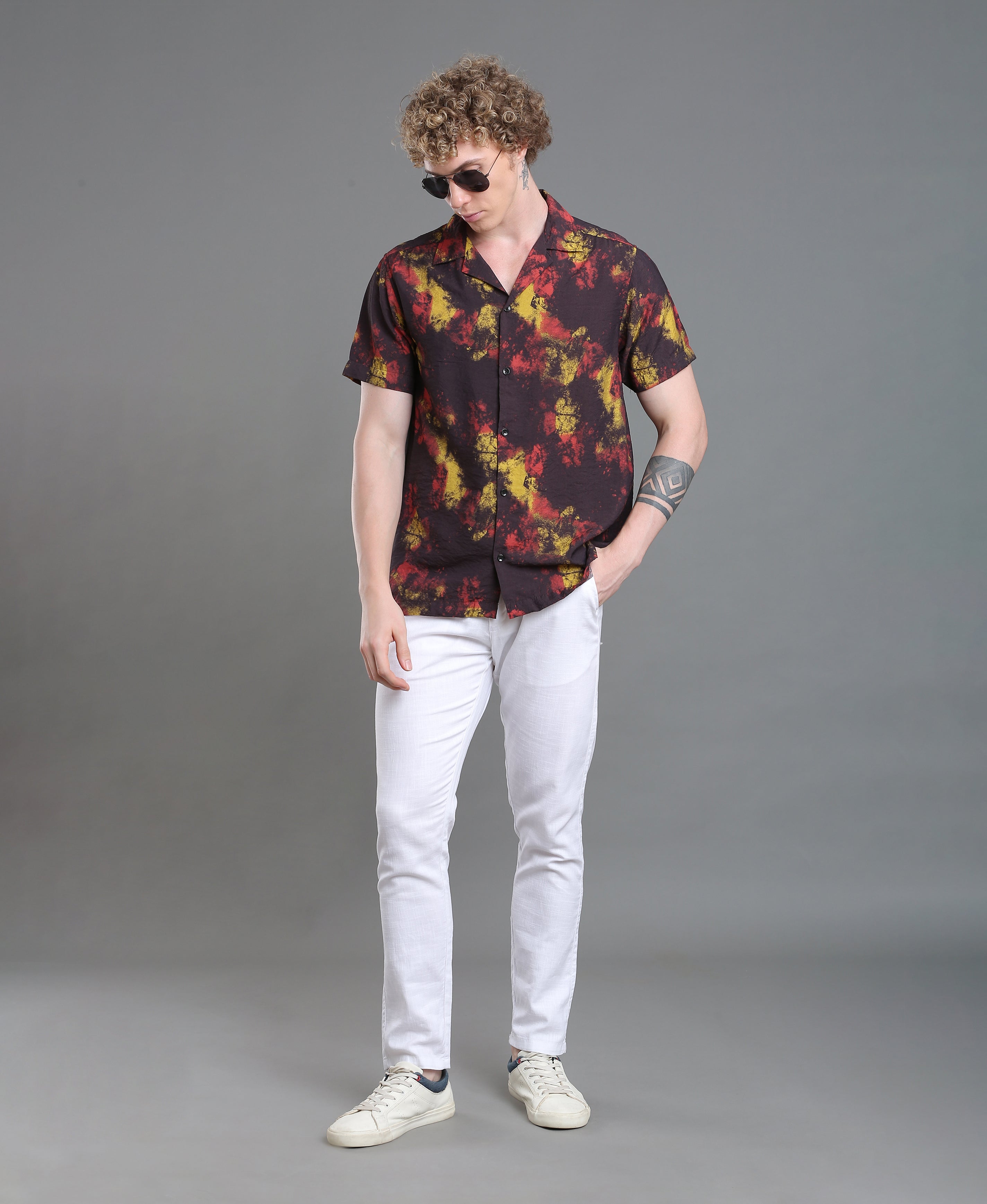 Burgundy Blend Slim Shirt