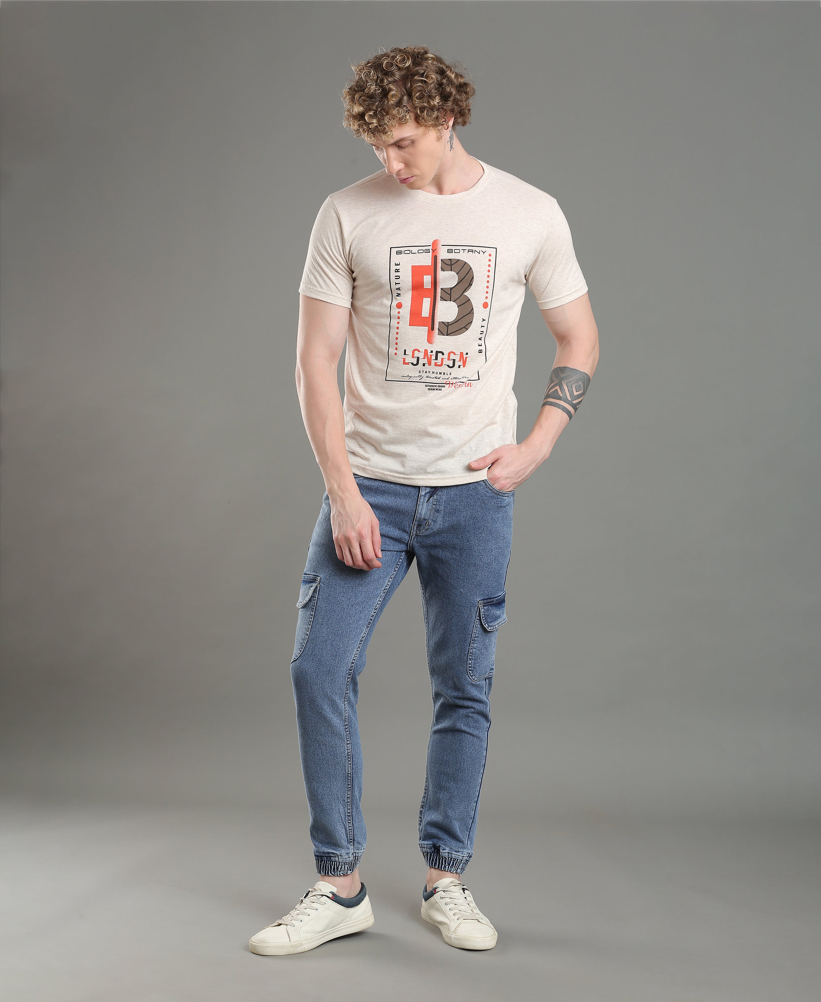 Pearl Chest Print Tee