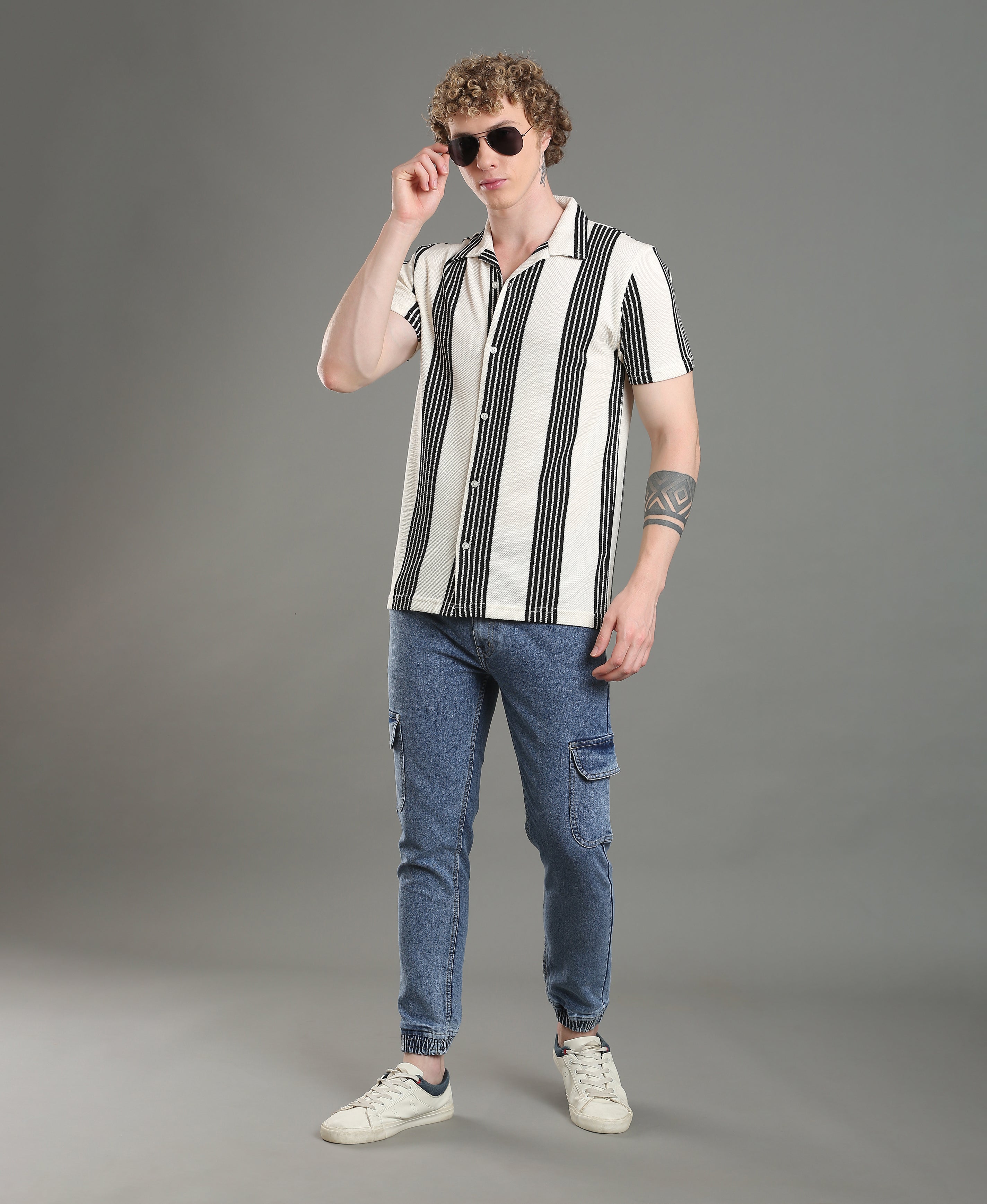 Midnight Stripe Regular Shirt