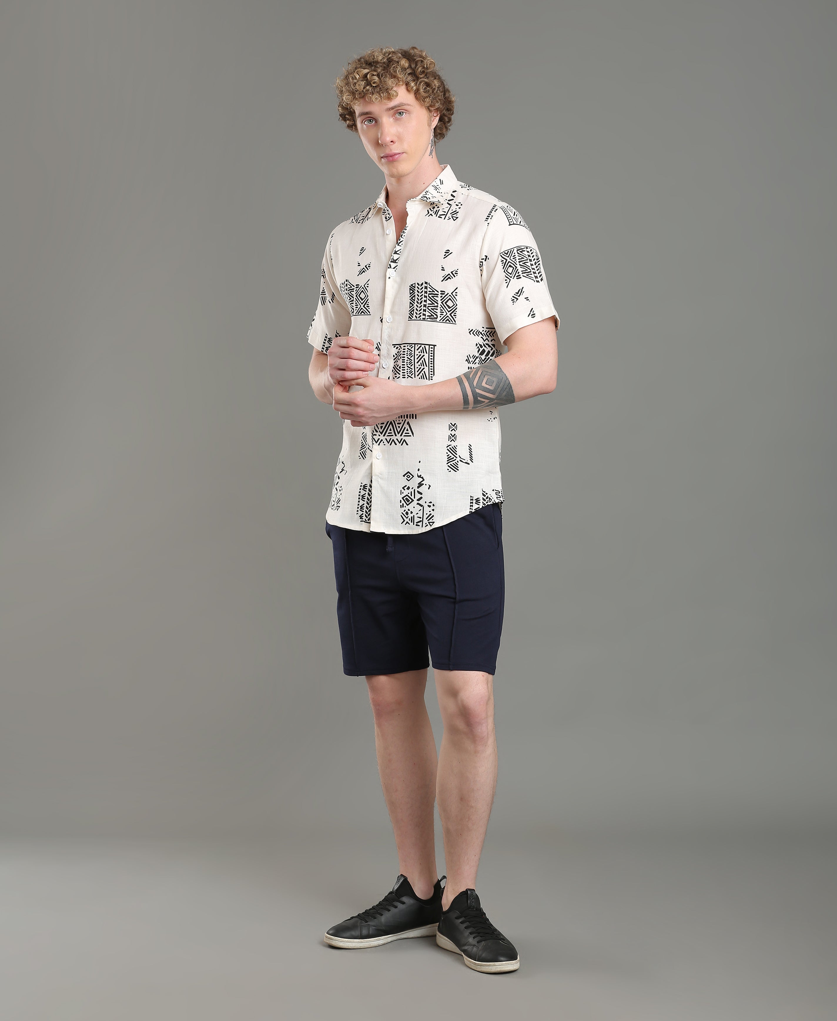 Retro Flora Slim Shirt