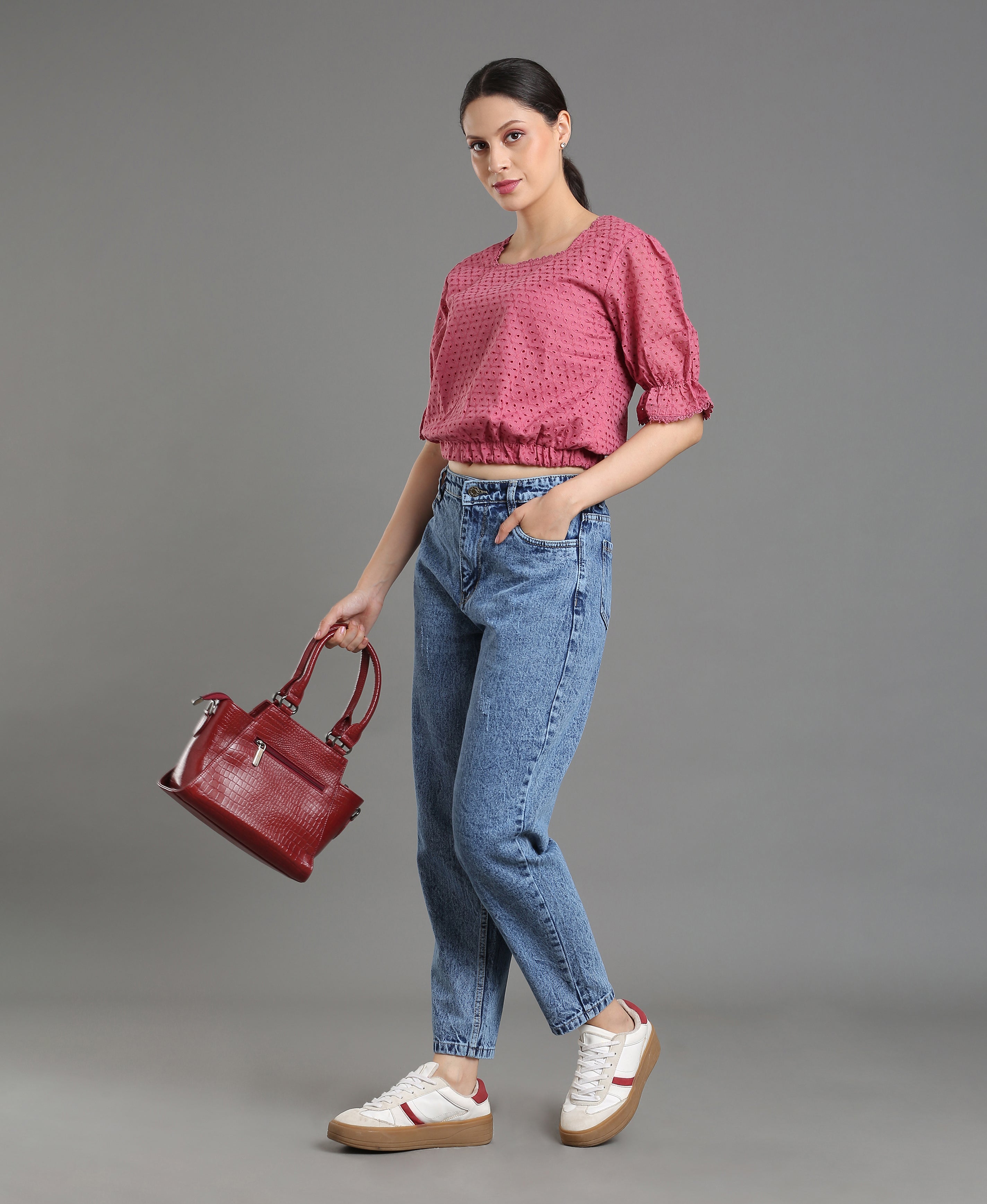 Onion Lace Blend Crop Top