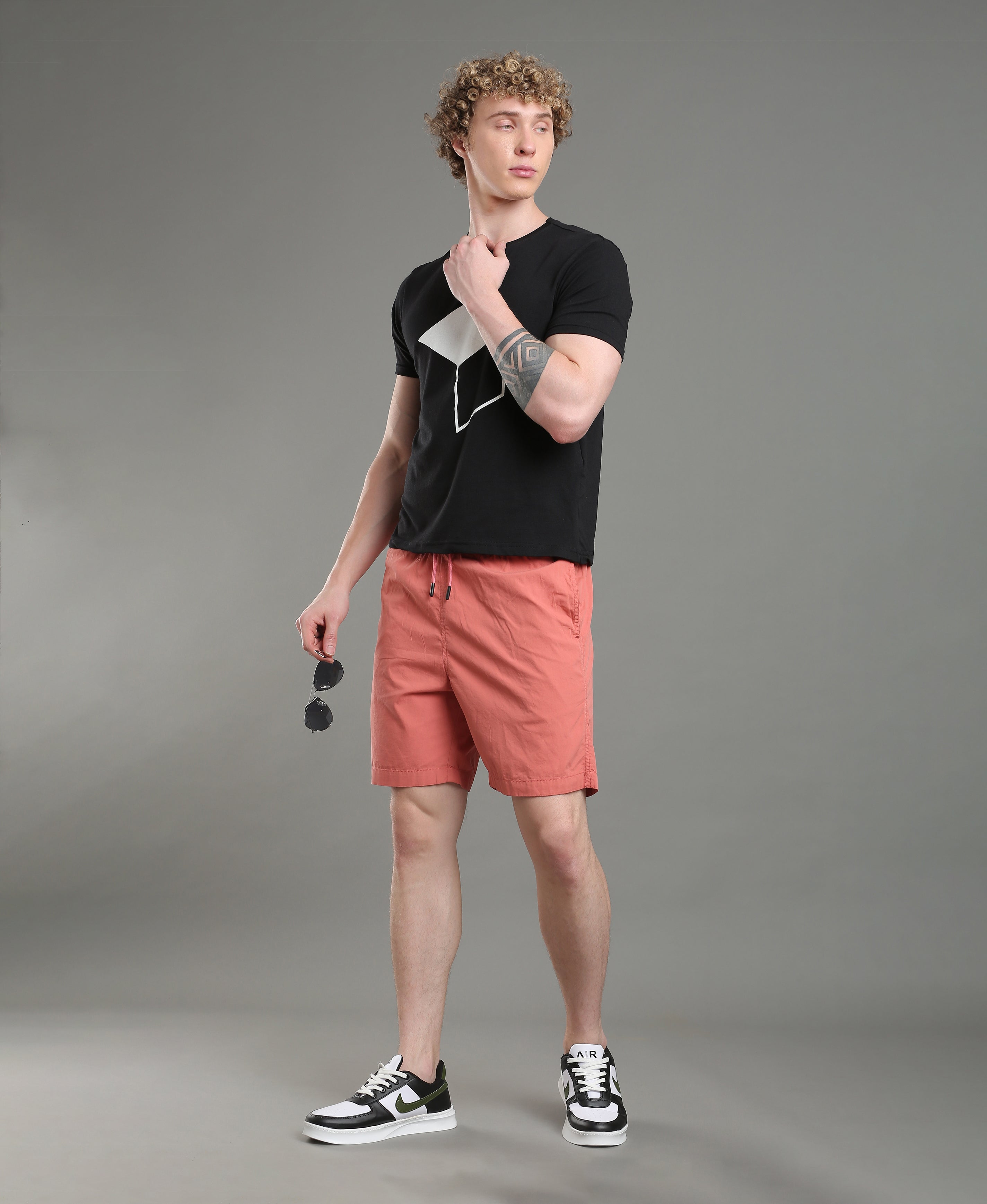 Ember Clay Cotton Shorts