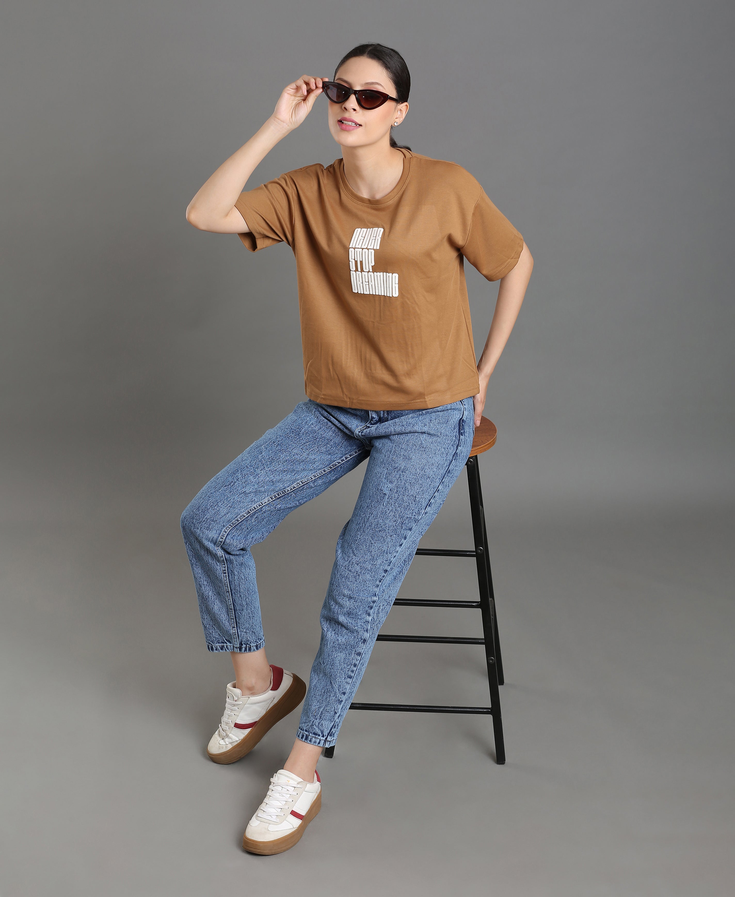 Mocha Matty Oversized Tee