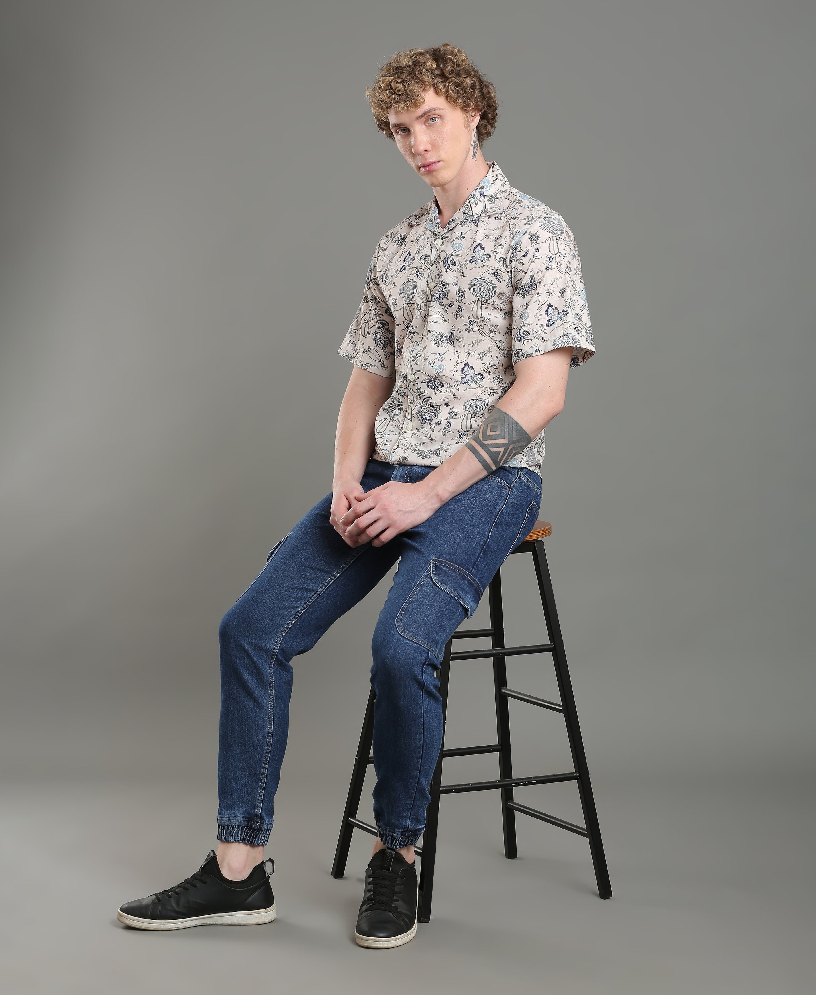 Coastal Breeze Linen Cuban Shirt