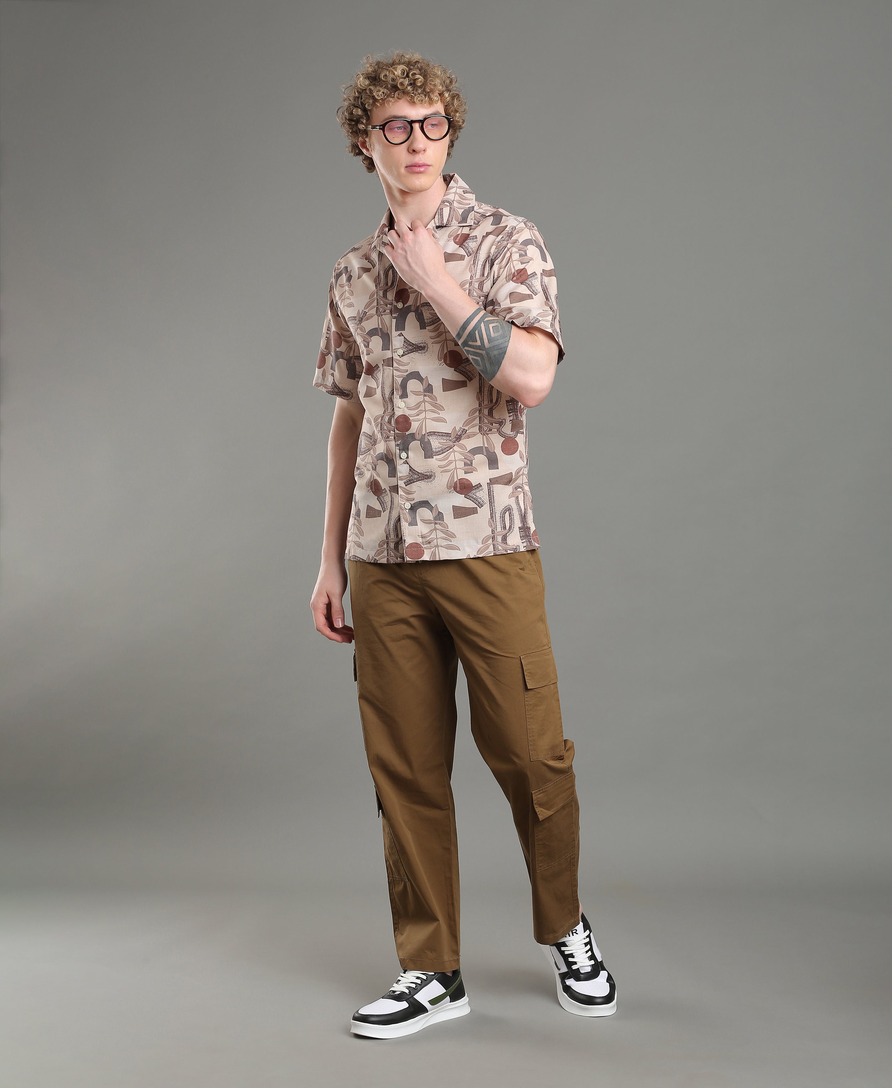 Earthtone Twill Cargos