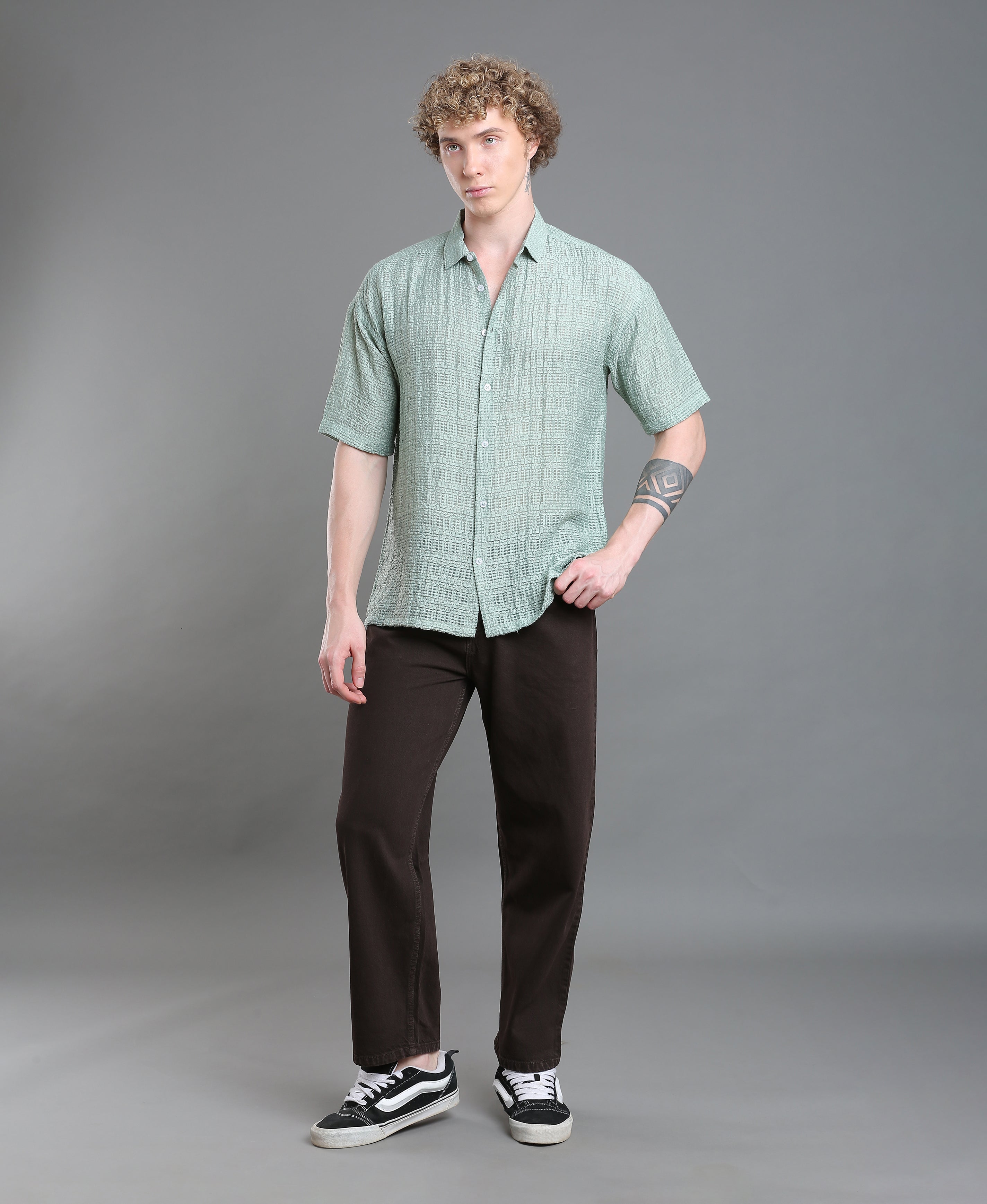 Olive Flow Relax Shirt