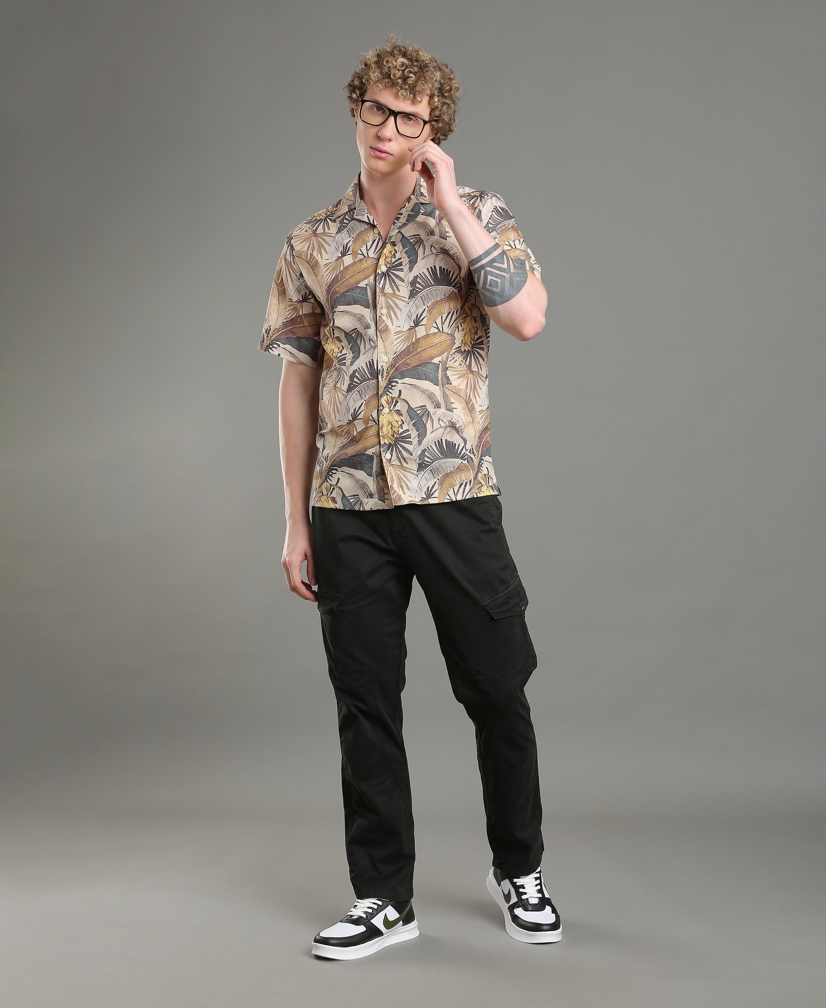 Sunset Shore Linen Cuban Fit Shirt