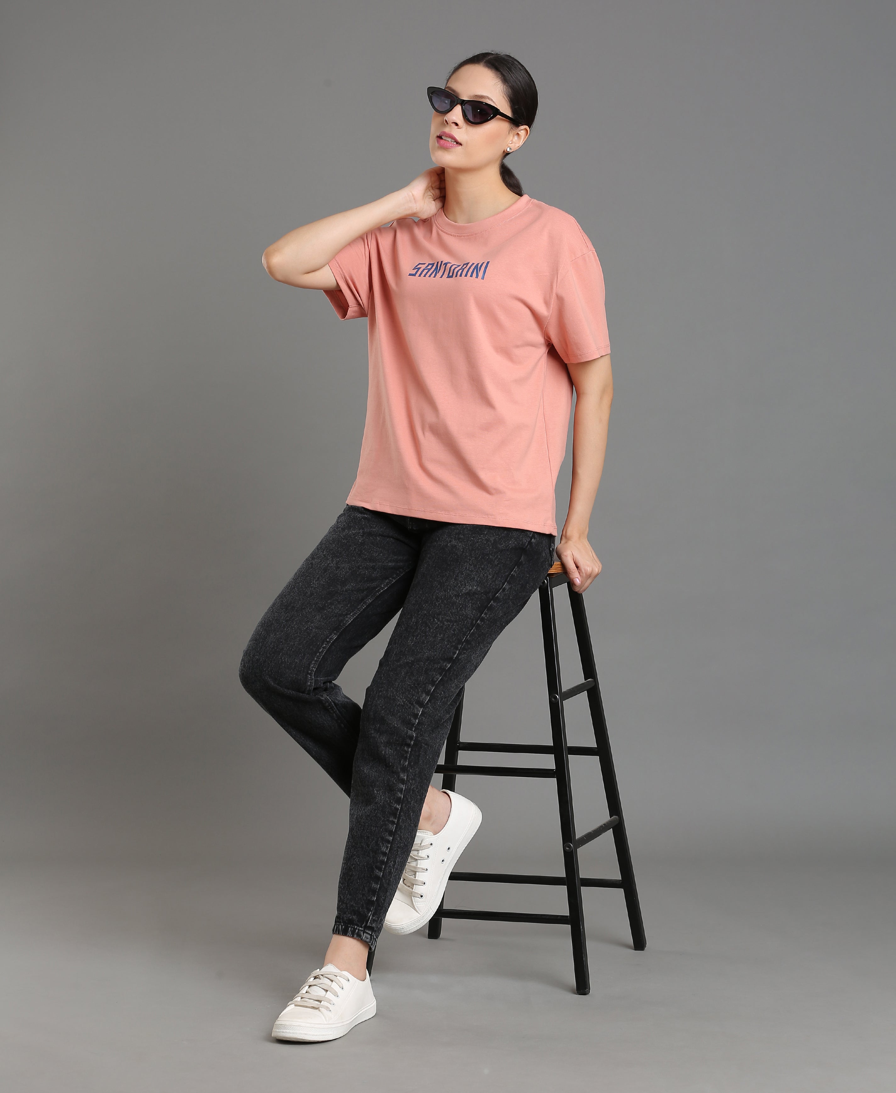 Peach Cotton Tee
