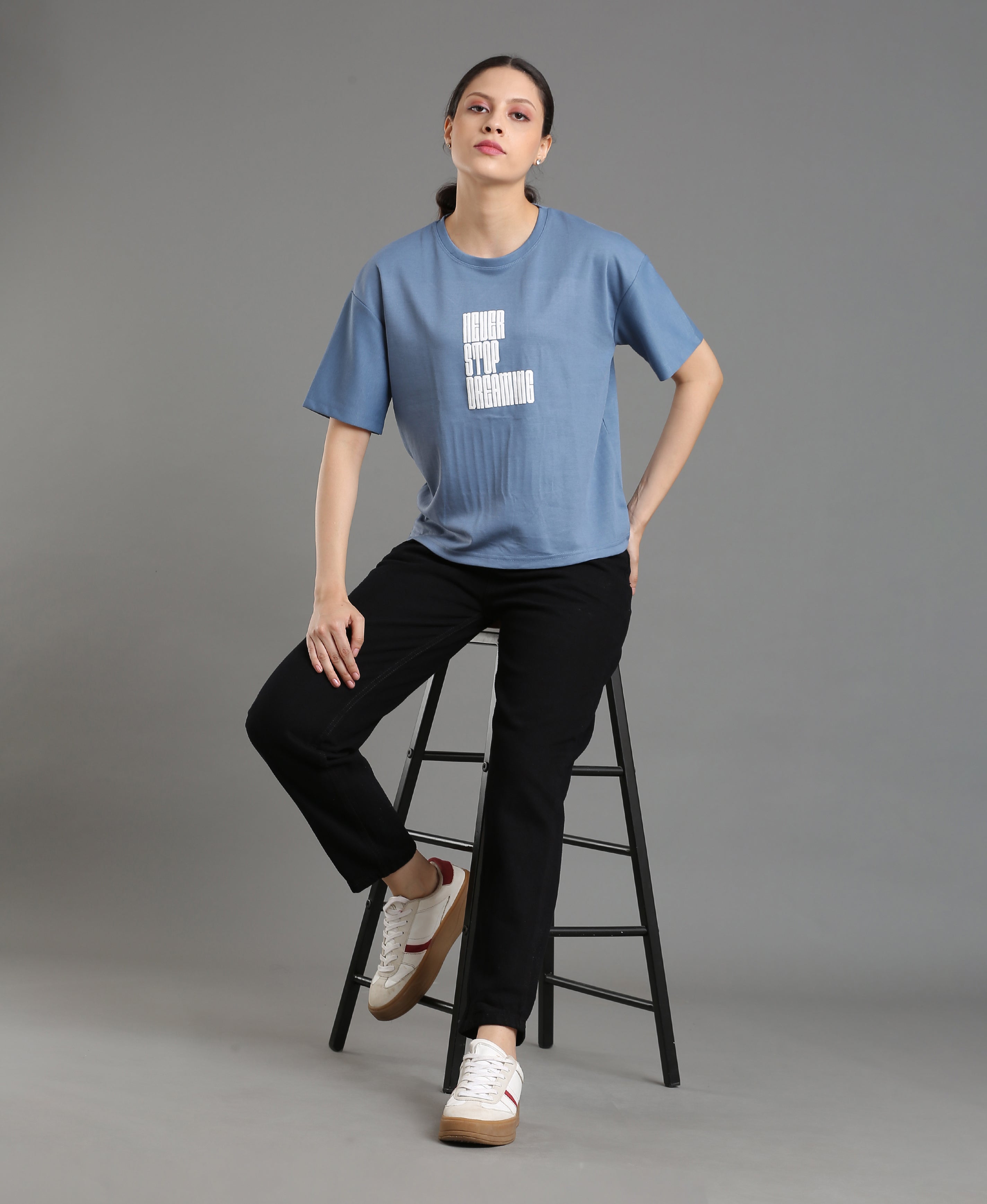 Denim Matty Oversized Tee