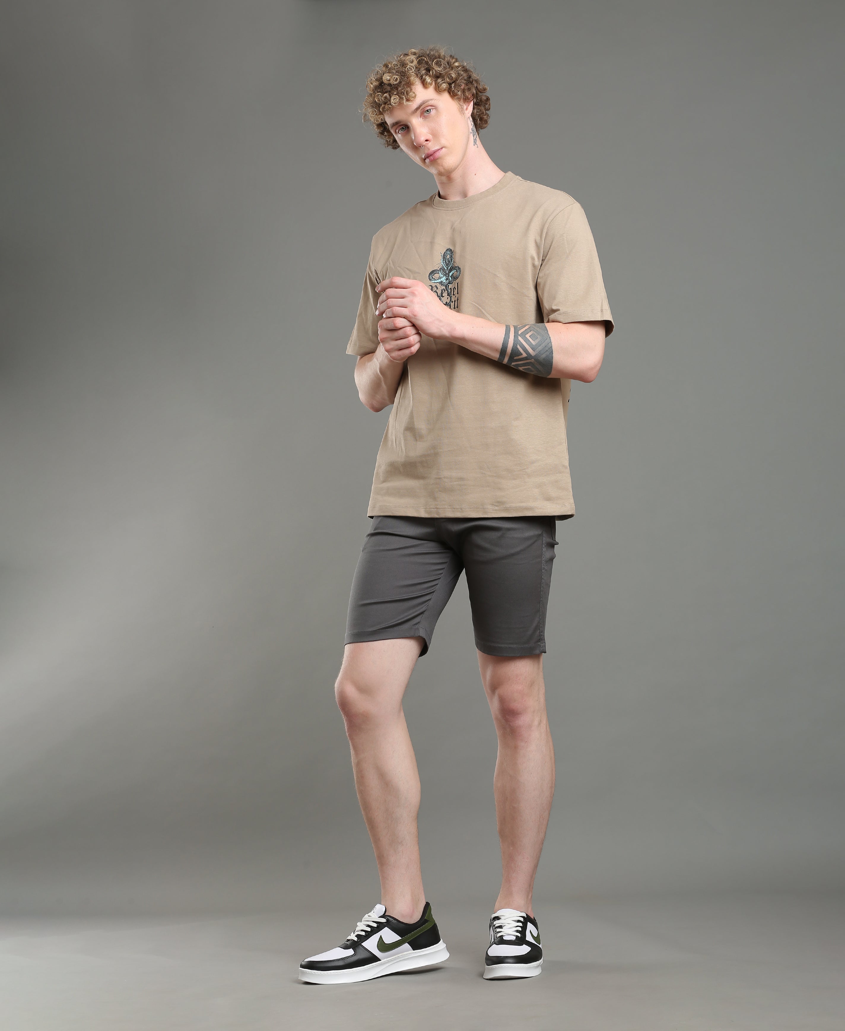 Charcoal Trek Twill Shorts