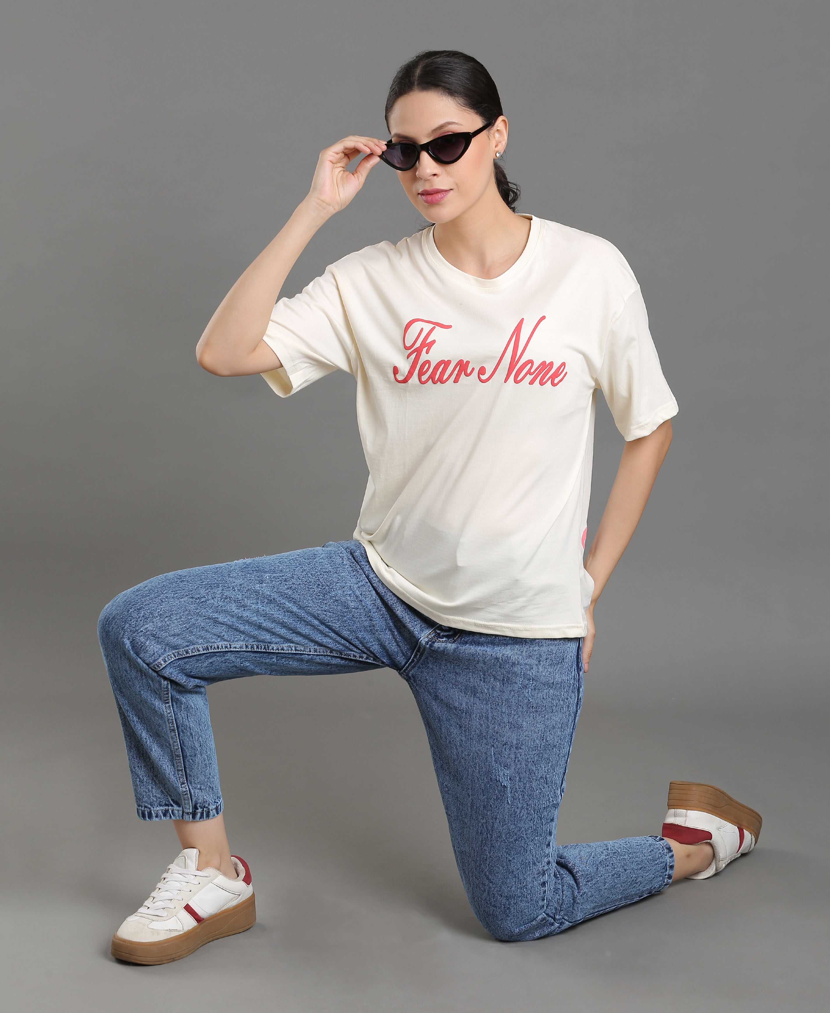 Off-White Jersey Oversized Tee