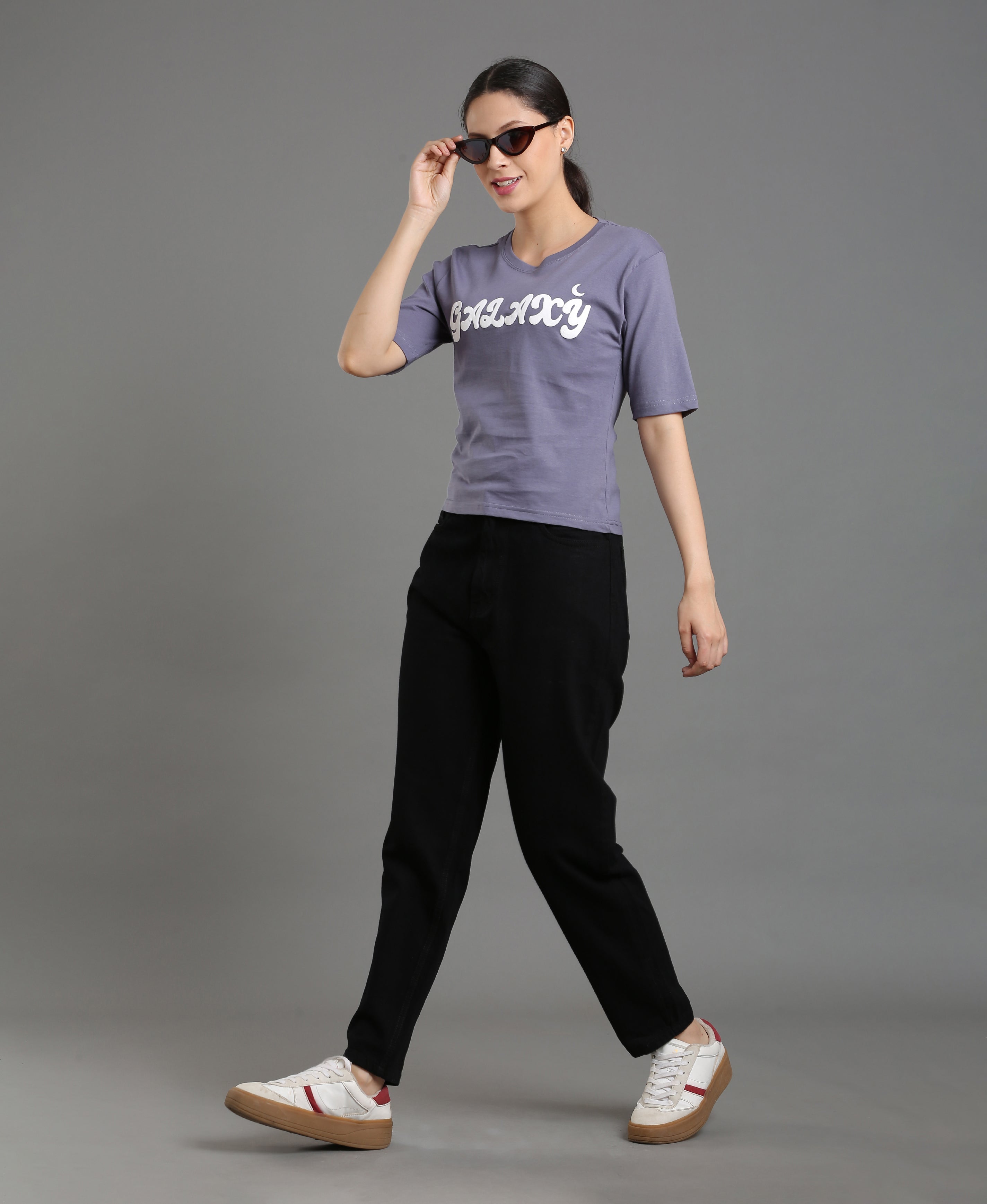 Denim Jersey Baggy Tee
