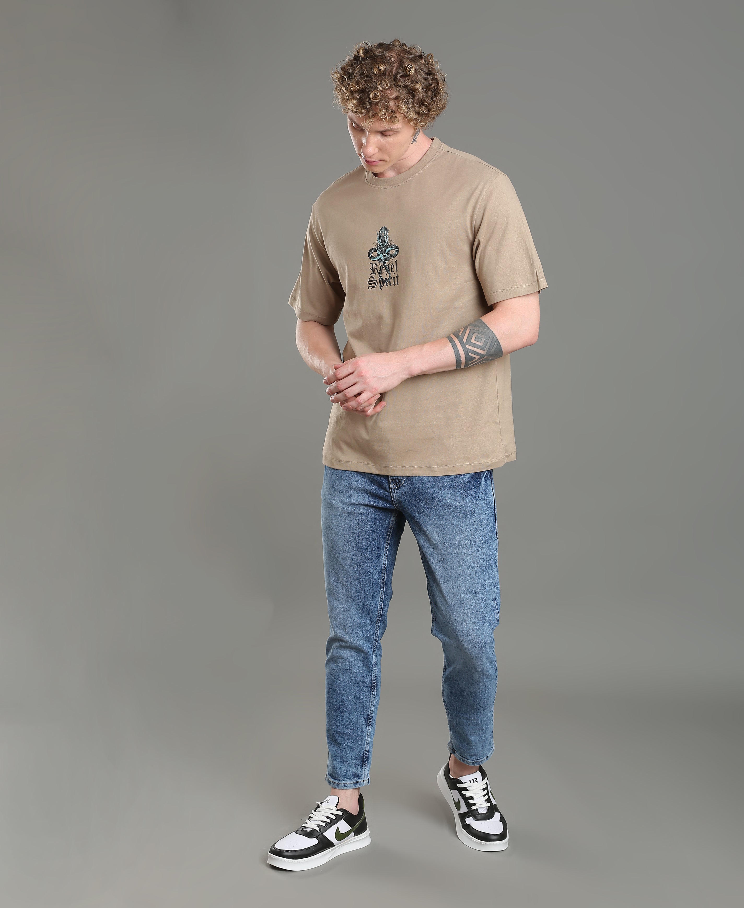 Indigo Carve Carrot Jeans