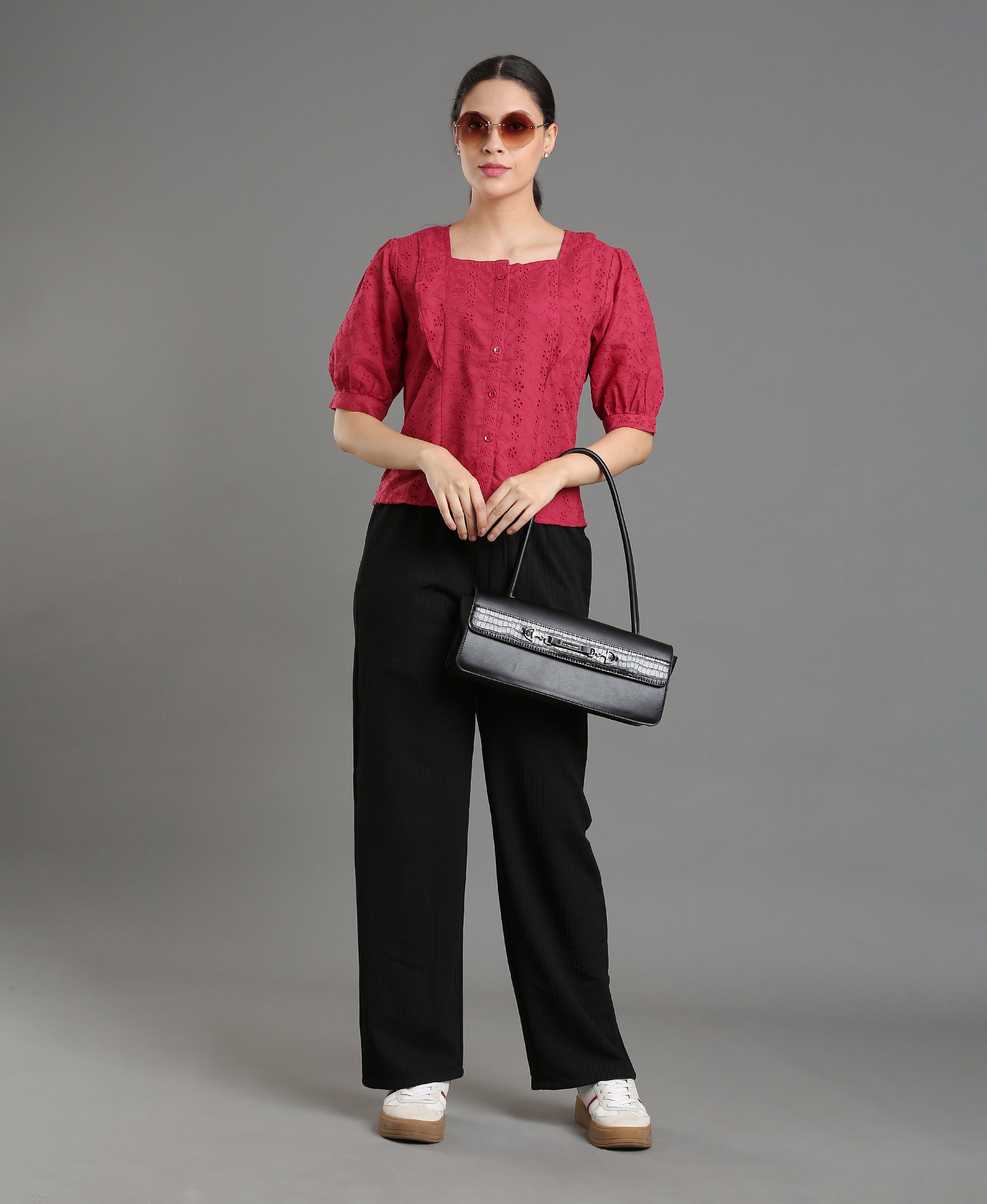Wine Blend Crop Top