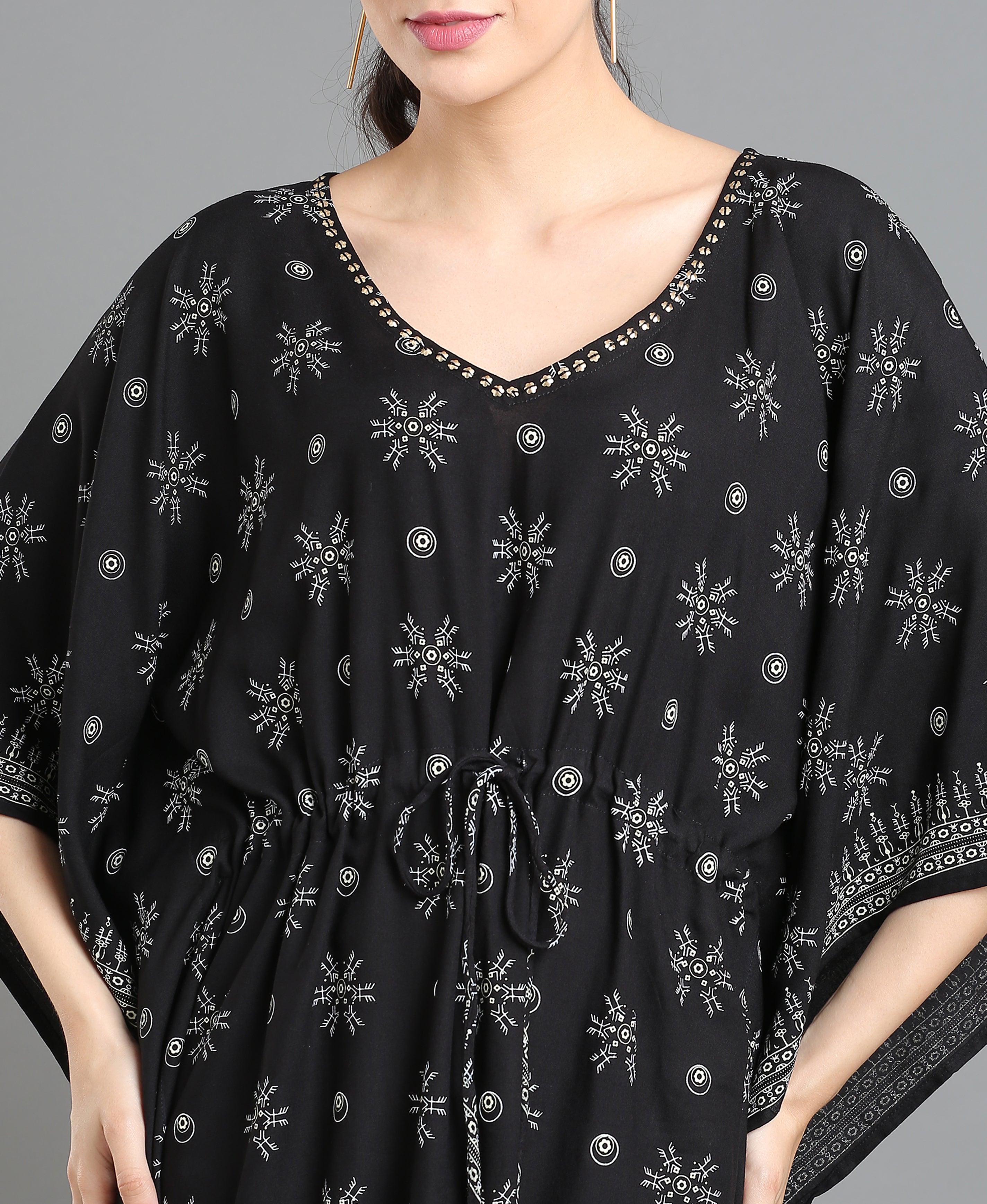 Eclipse Floral Luxe Kaftan