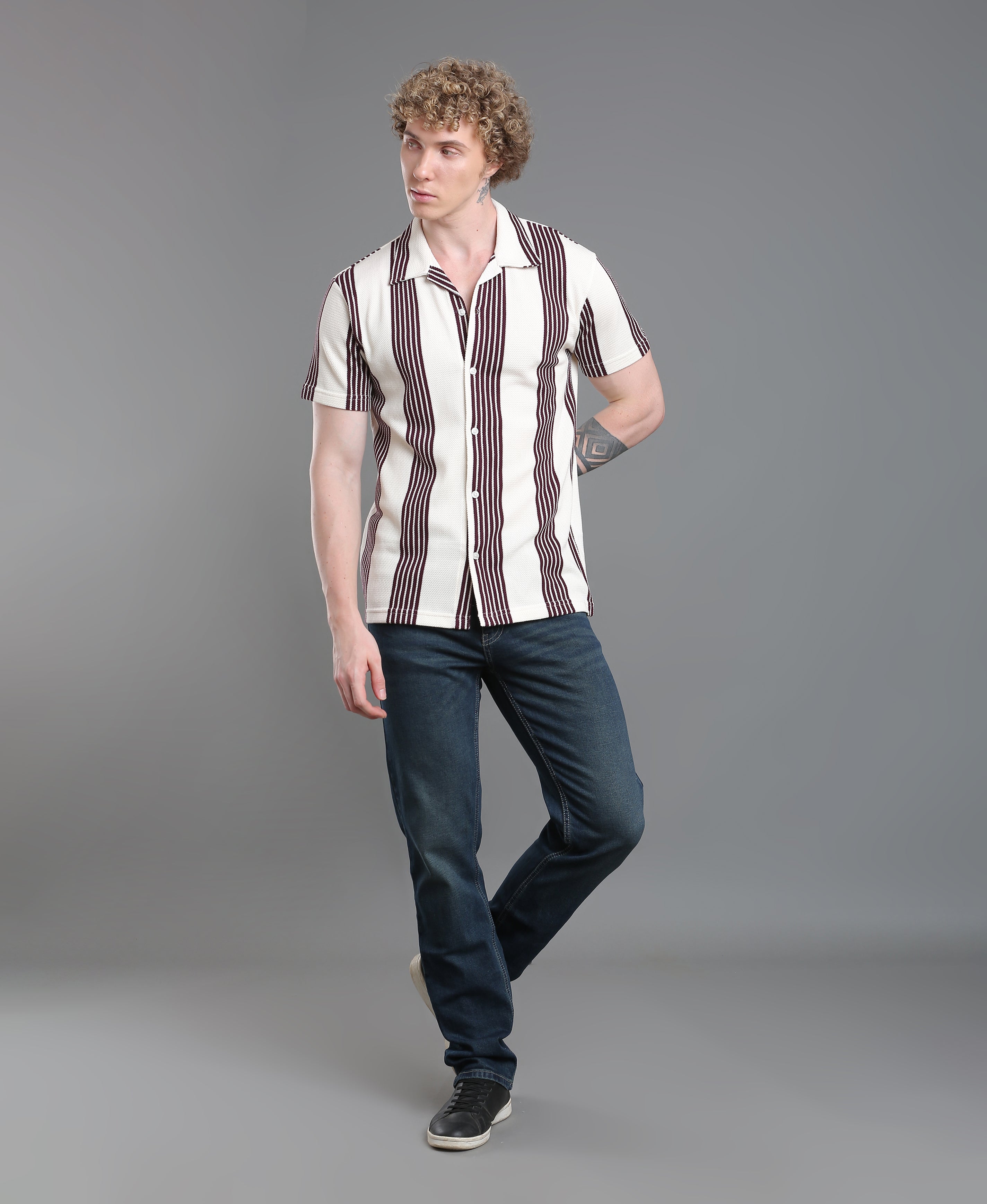 Ocean Line Straight Denim Jeans
