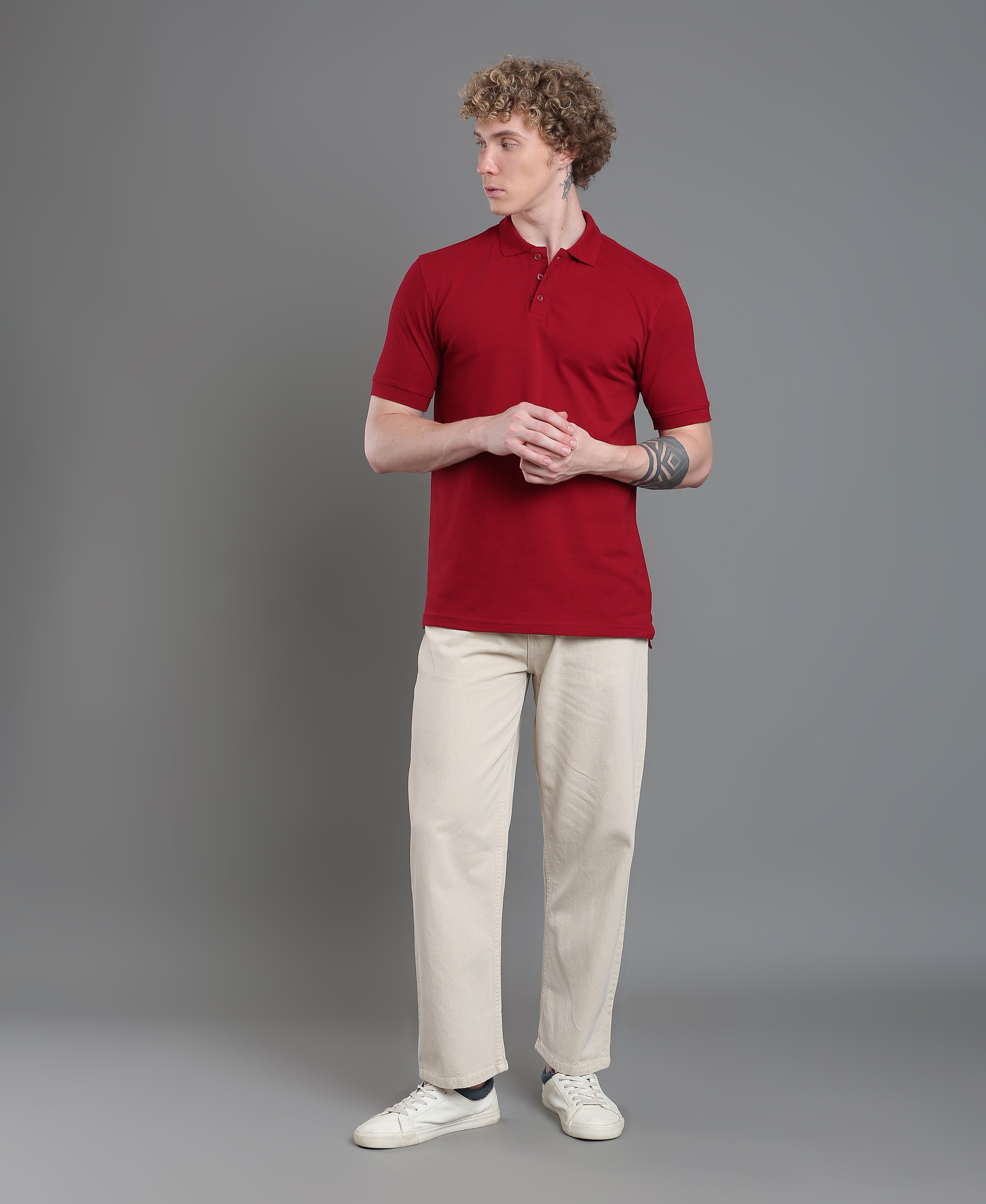 Crimson Line Classic Polo