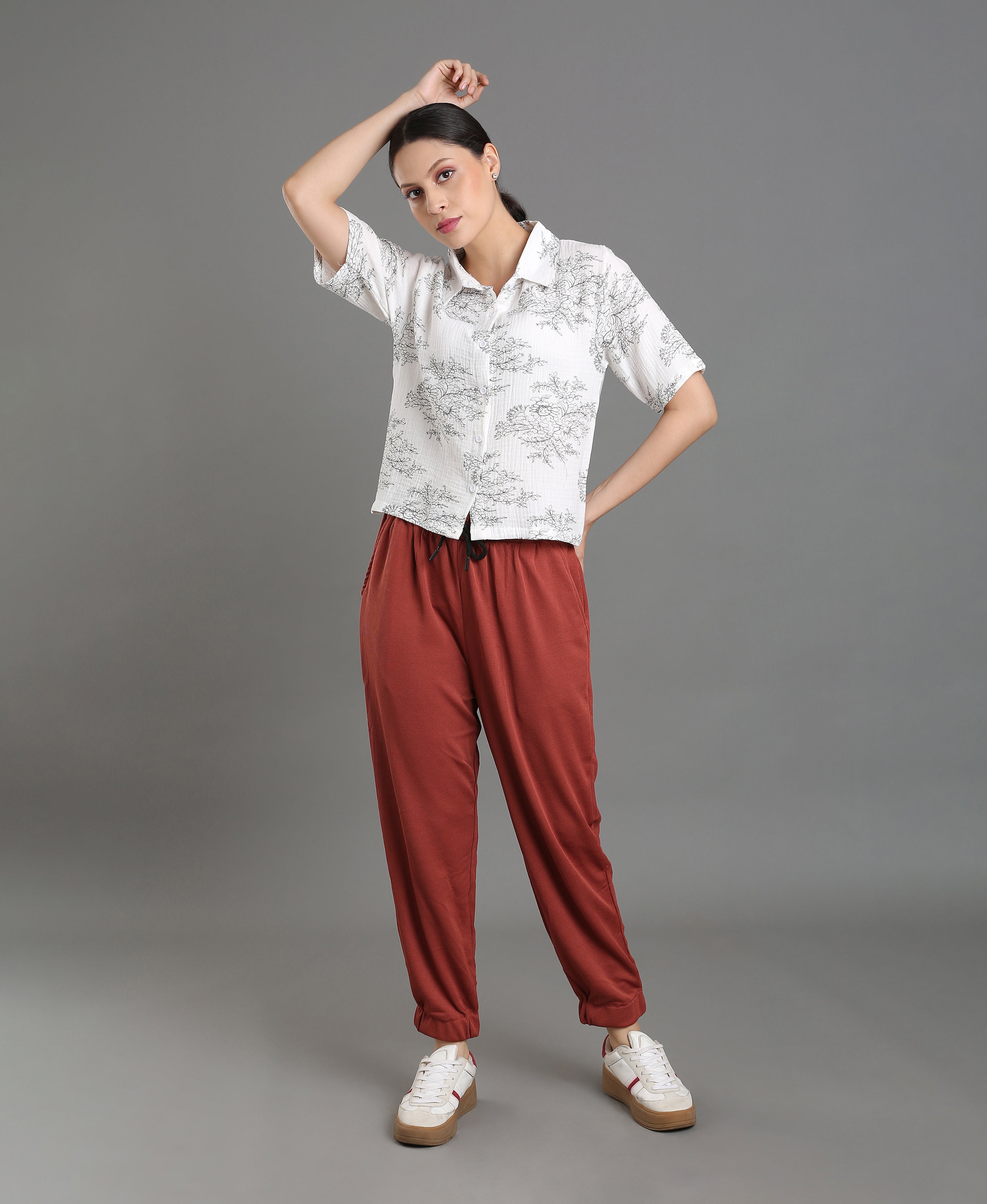 Ivory Double Cloth Top