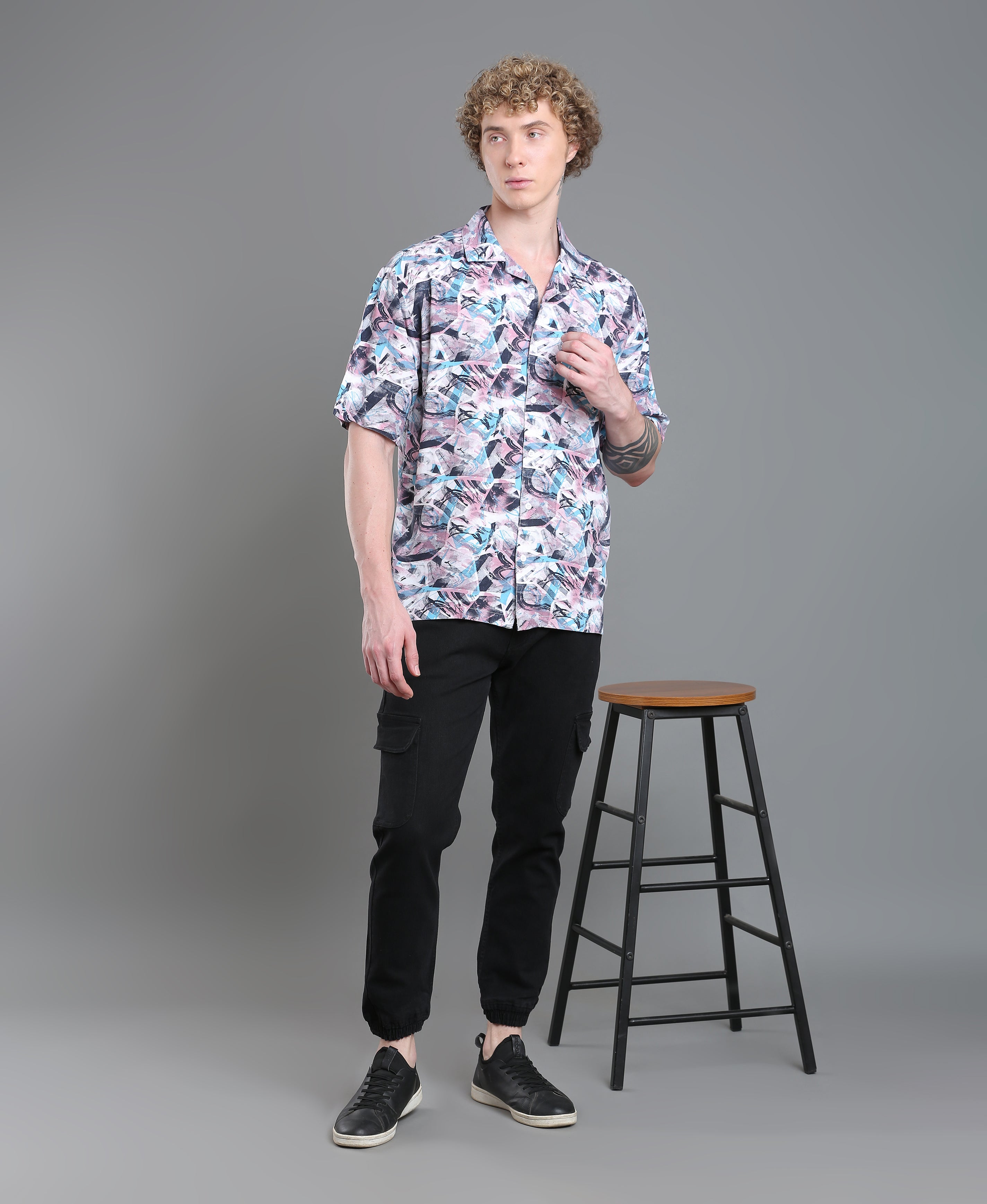 Mosaic Breeze Rayon Shirt