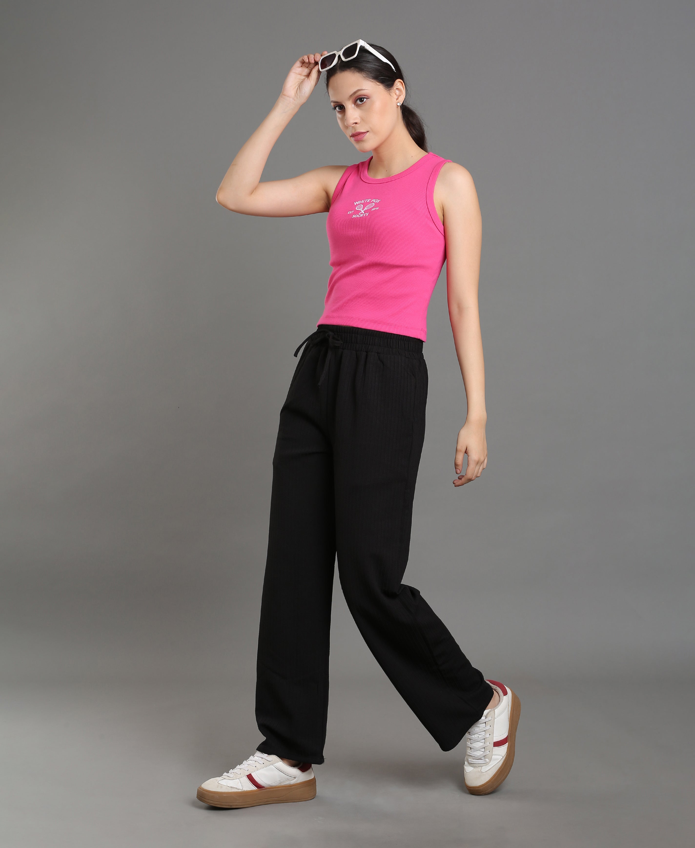 Ebony Chic Straight Pants