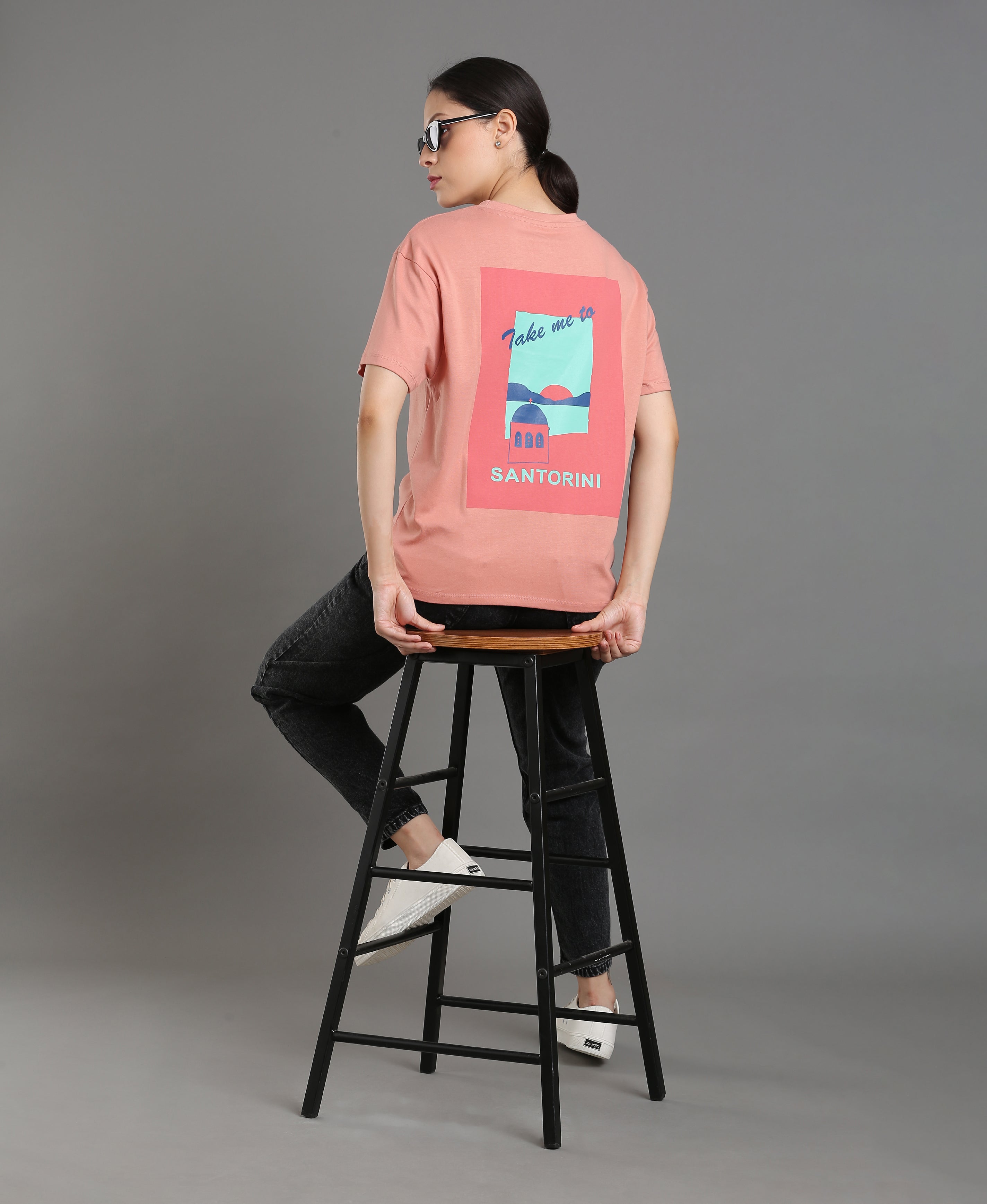 Peach Cotton Tee